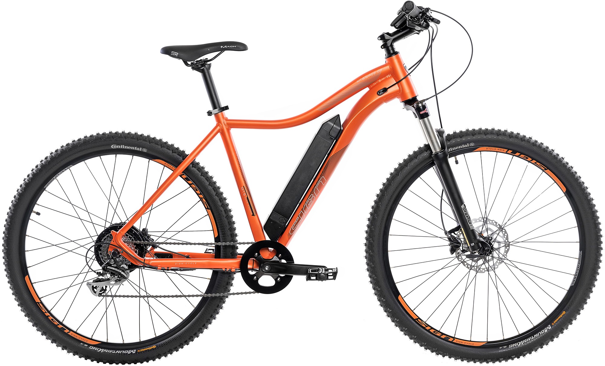 Bild von SIGN E-Bike, 8 Gang, Shimano, Shimano Acera, Heckmotor 250 W, Pedelec, Elektrofahrrad für Damen u. Herren, MTB, Mountainbike