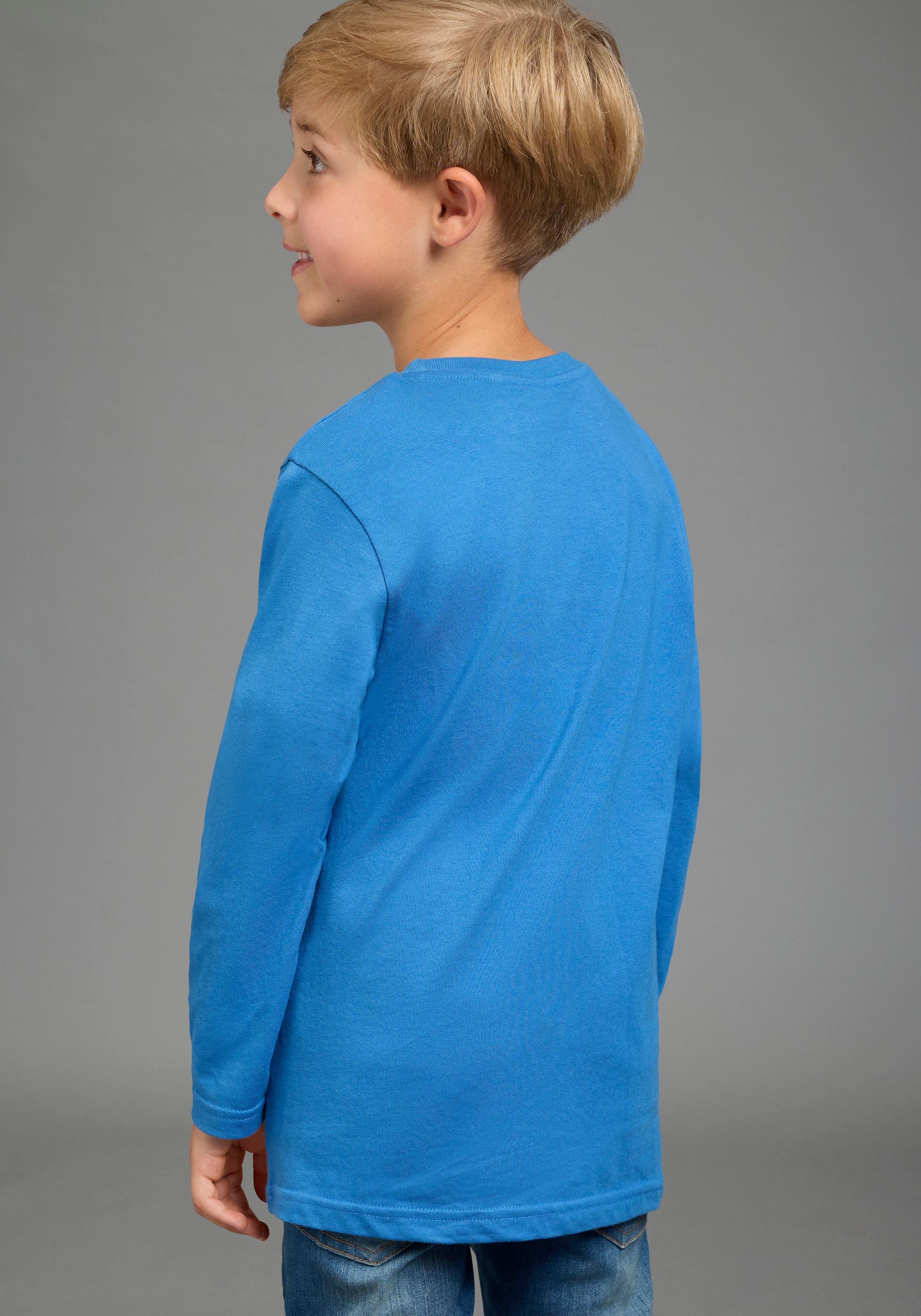 KIDSWORLD Langarmshirt »Mickey&Goofy Shirt, Disney« Disney-Shirt, Langarm, bedruckte Optik, für Kinder