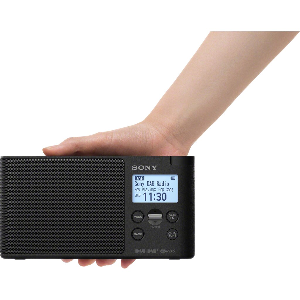 Sony Digitalradio (DAB+) »XDR-S41D Tragbares-«, (FM-Tuner-Digitalradio (DAB+)-UKW mit RDS 0,65 W)