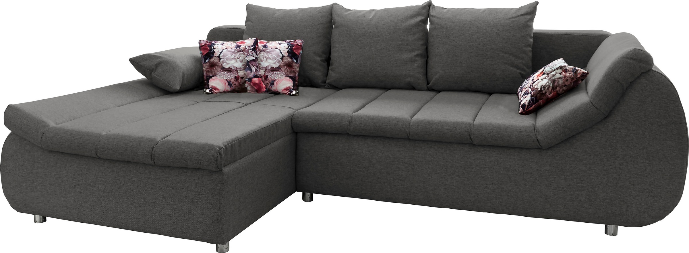 INOSIGN Ecksofa »Imola elegant und modern, aktuelle Steppung im Sitz, beque günstig online kaufen