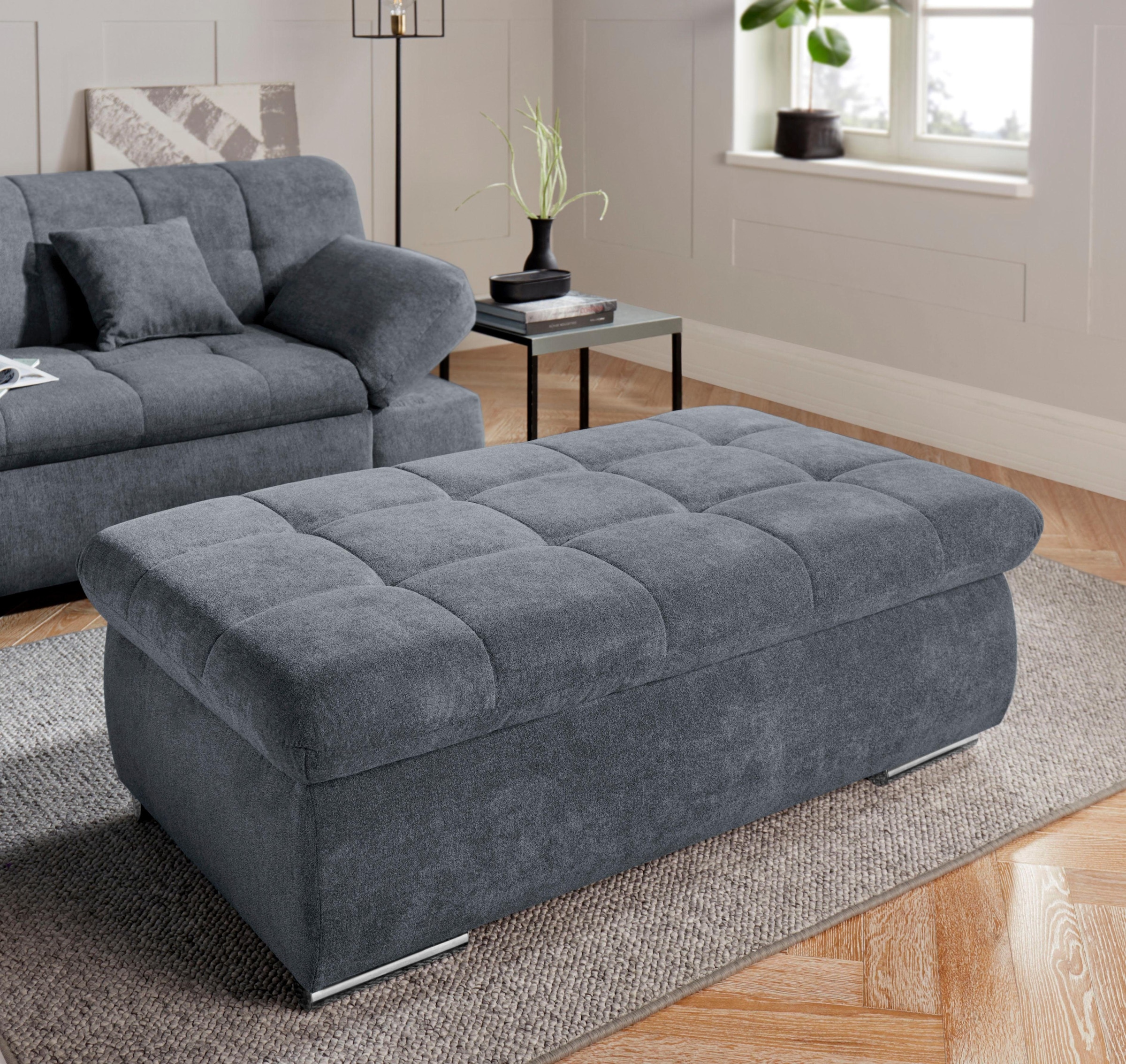 DOMO collection Hocker »Mona«, mit Stauraumfach