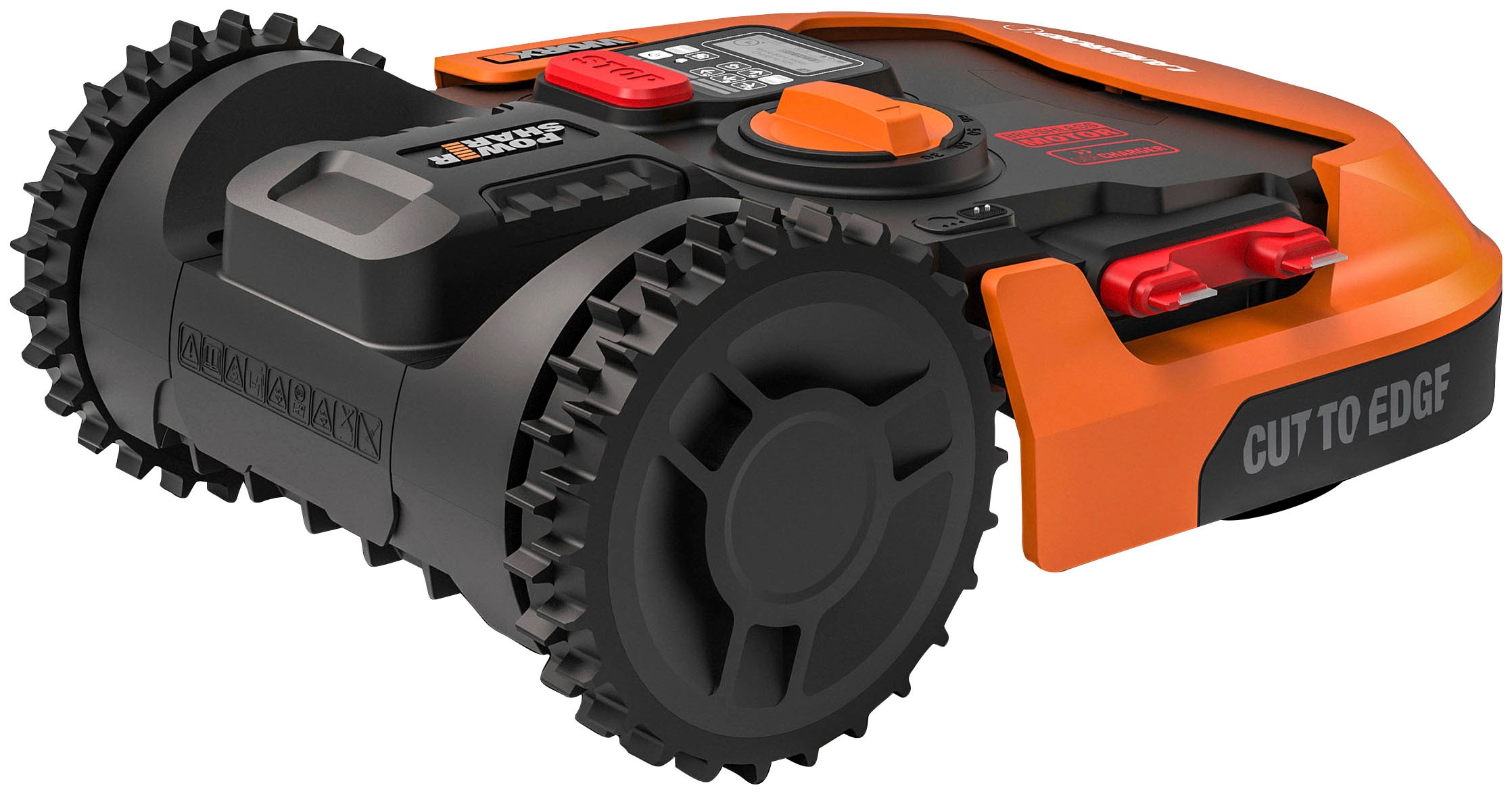 Worx Rasenmähroboter »Landroid L2000«, (Set), 2000m², 20V/5Ah, 22cm/30-60mm, WiFi/Bluetooth, Cut to edge, PowerShare