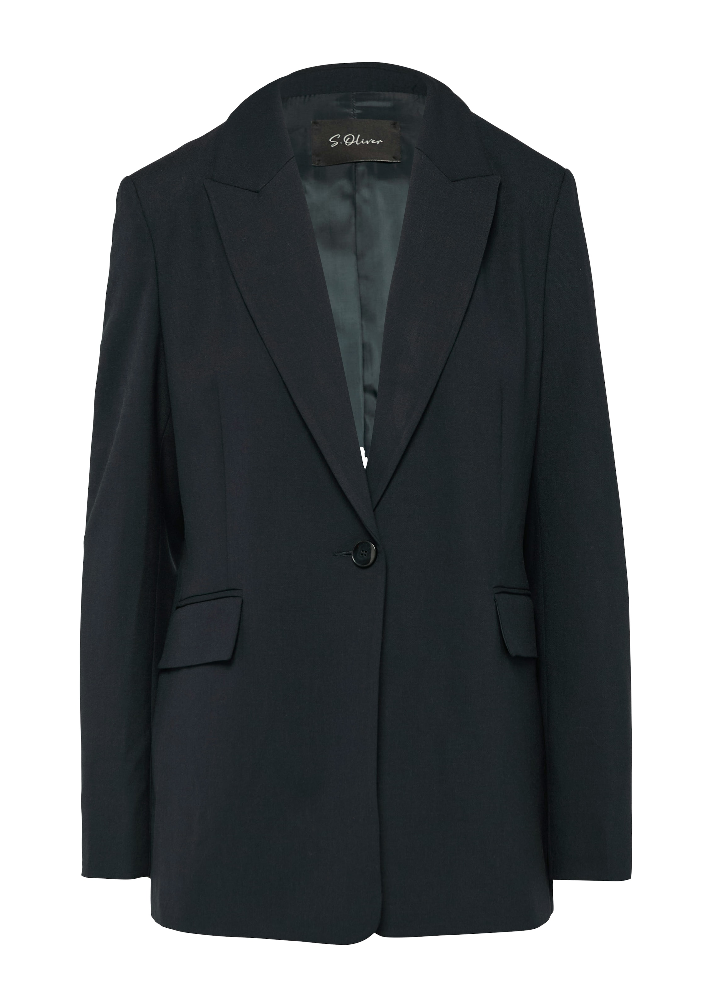 s.Oliver BLACK LABEL Longblazer, im eleganten Look