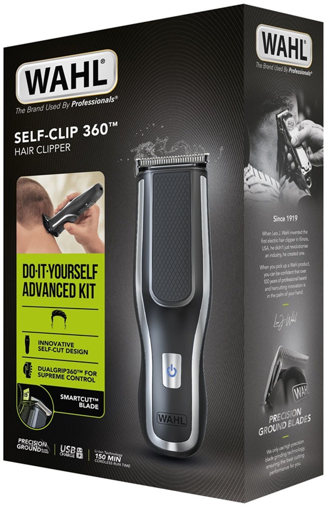 Wahl Haarschneider »Self-Clip 360«, SmartCutTM Schneidsatz, Dualgrip360TM, Innovatives Self-Cut Design