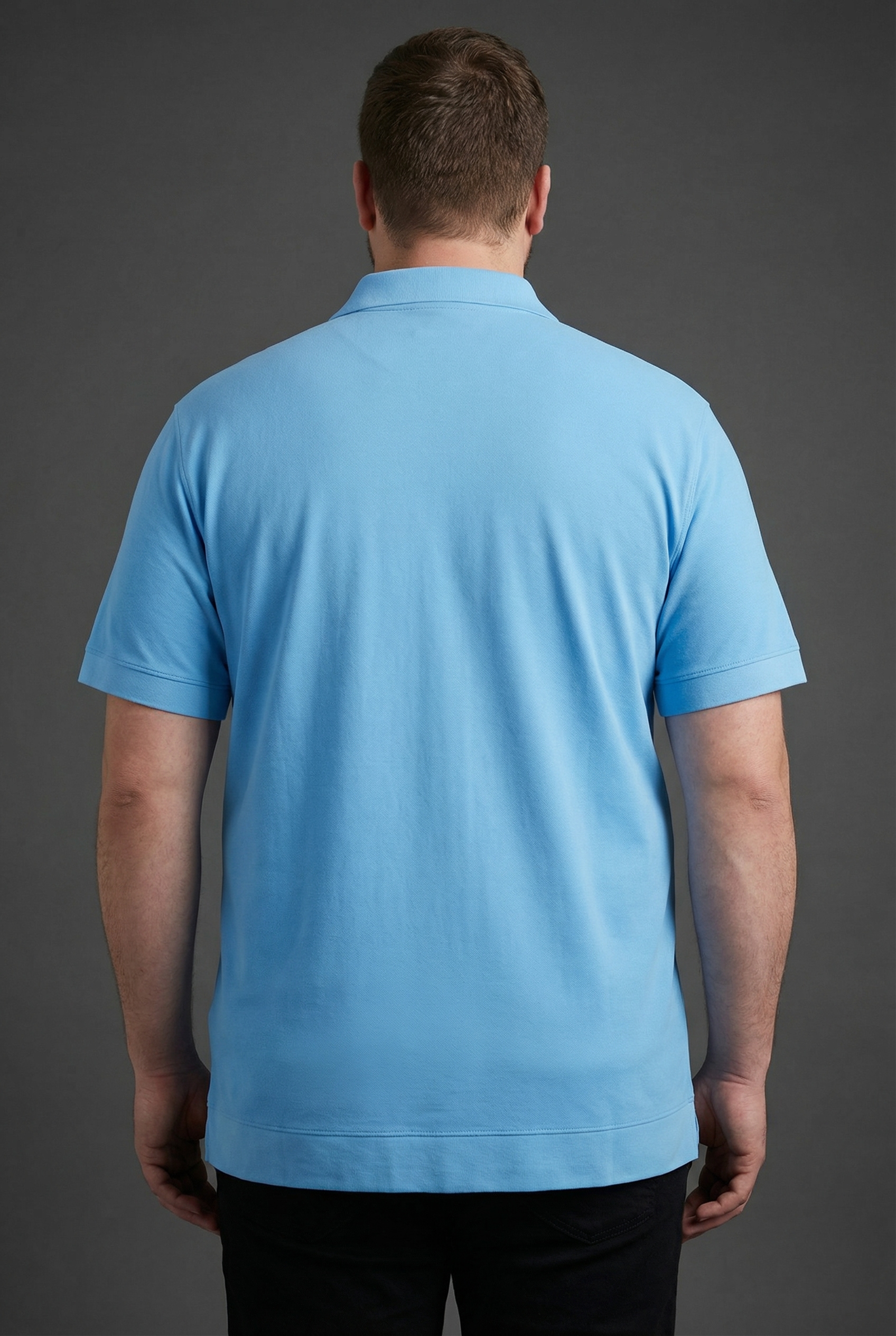 Man's World Plus Poloshirt »auch in Grosse Größen bis Gr. 7XL Bauch-Fit« Regular Fit Passform, Kurzarm, unifarben, aus Piqué-Material