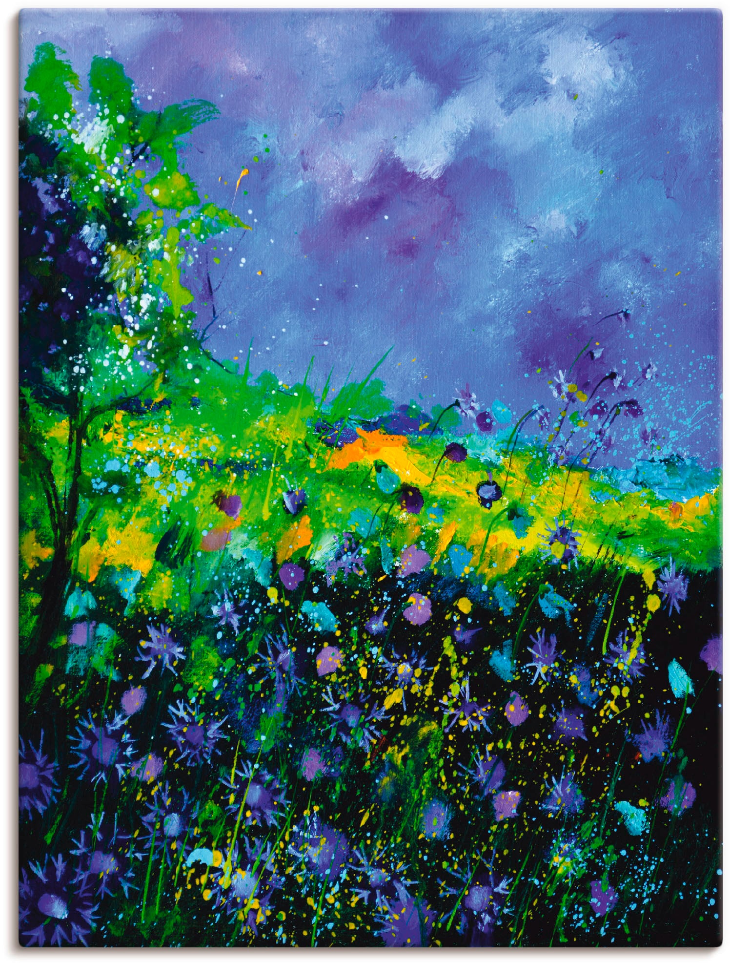 Artland Wandbild »Wilde Blumen«, Blumenwiese, (1 St.), als Leinwandbild, Po günstig online kaufen