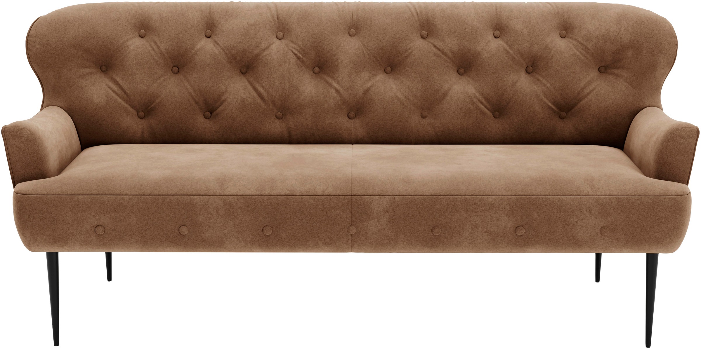 PLACES OF STYLE 3-Sitzer »Amber« mit Knopfheftung,in verschieden Stoffarten