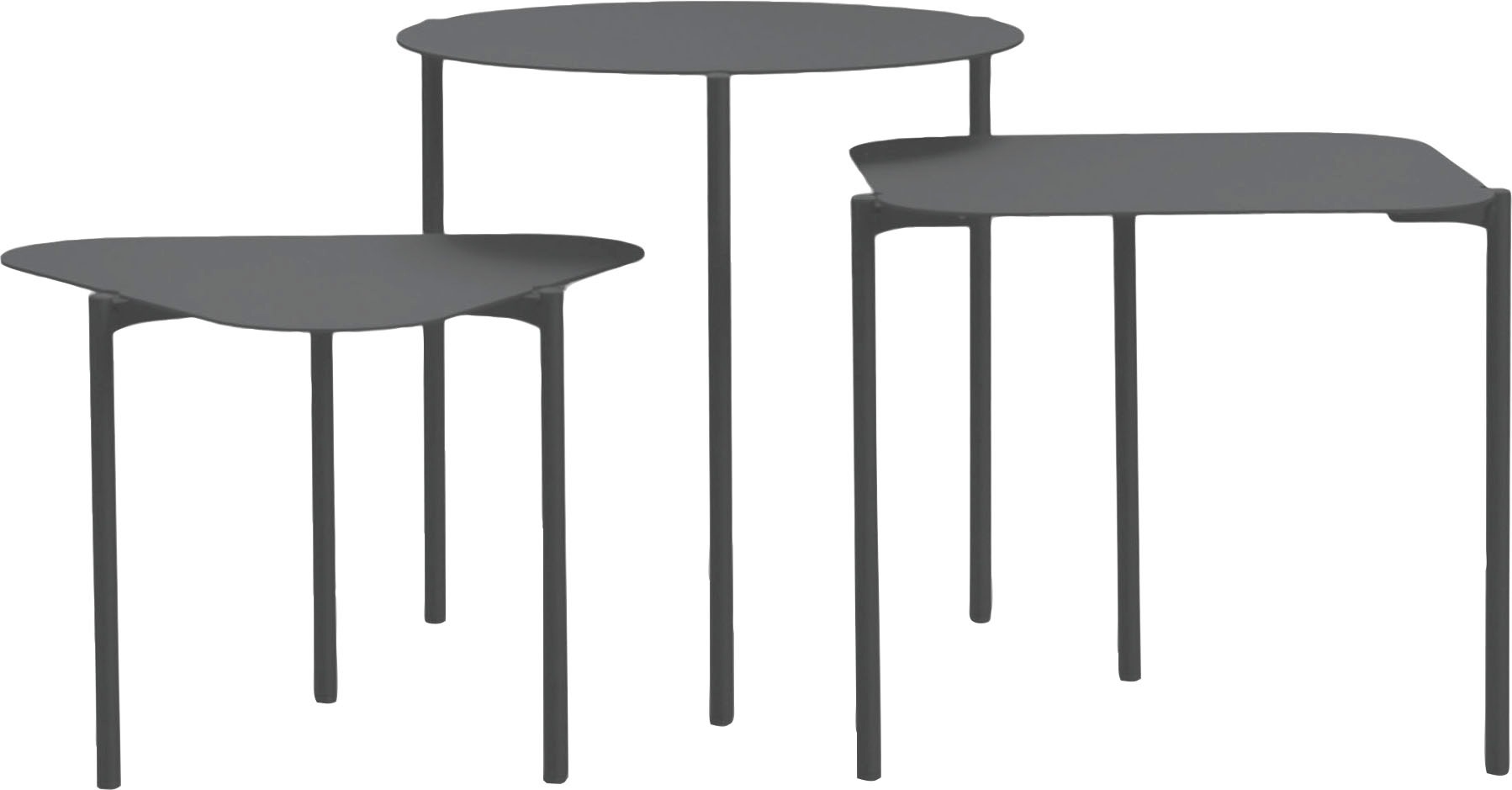 Spinder Design Beistelltisch »Doremi«, Metall, 3er-Set günstig online kaufen