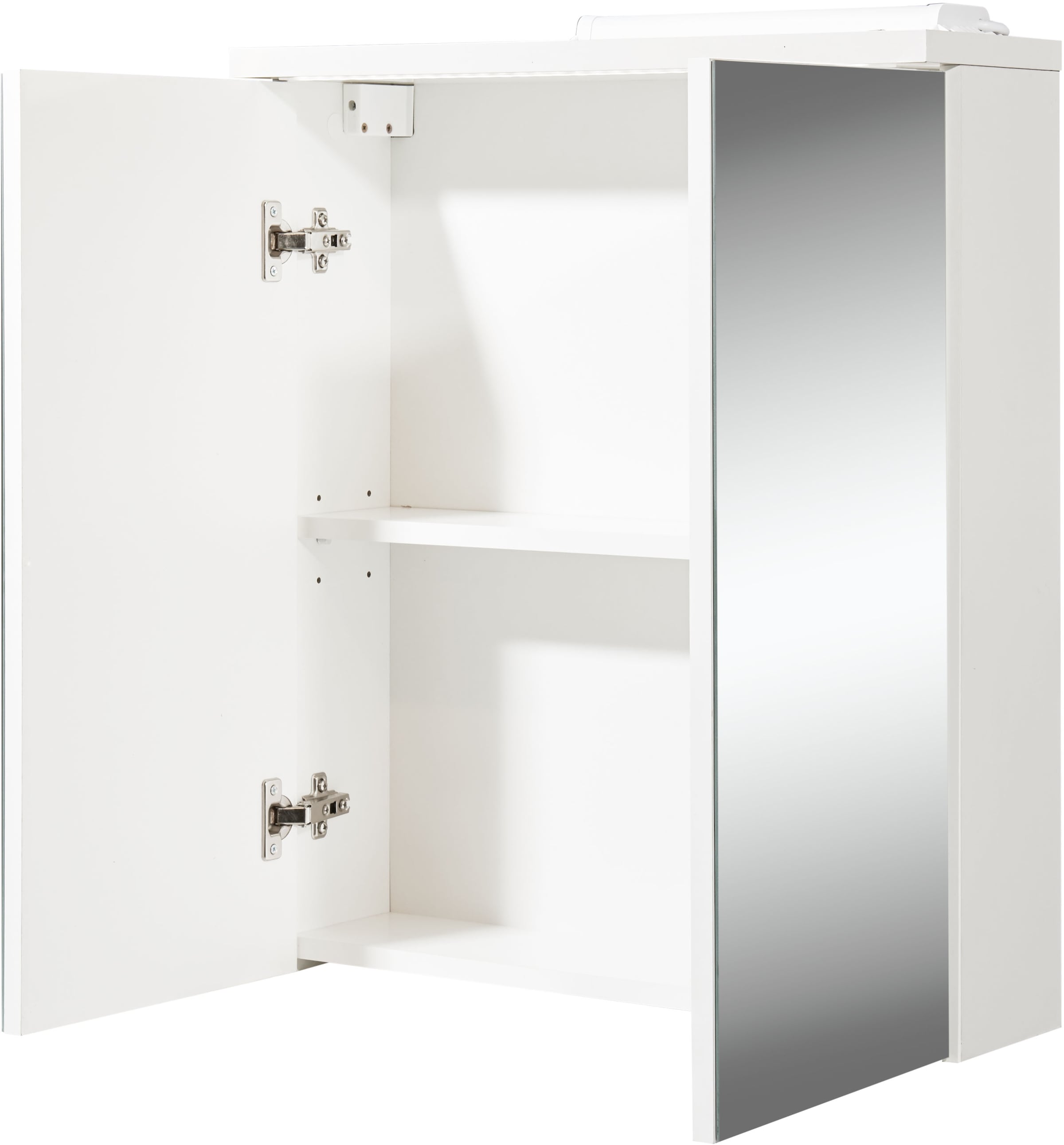 BASIC by Balculina Spiegelschrank »Pool, Badezimmerschrank BxHxT 60x68x20« 1 Stk. tlg. Breite 60cm, Tür L/R montierbar