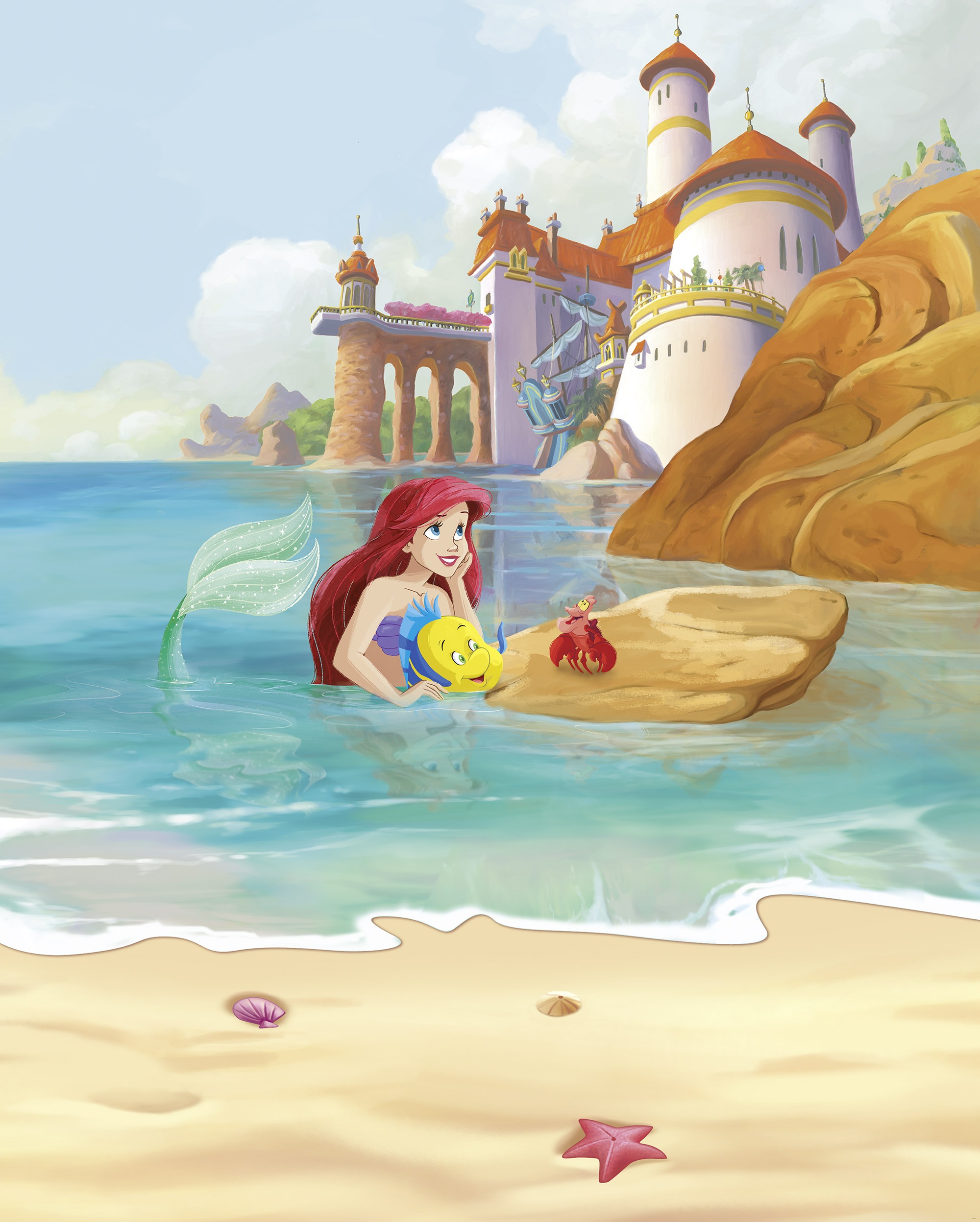 Komar Kindertapete »Disney Ariel Daydream«, bedruckt günstig online kaufen