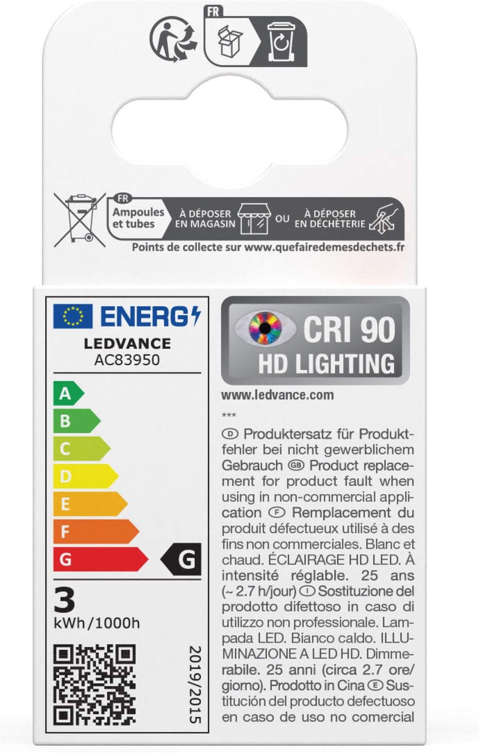 Osram LED-Leuchtmittel »LED SUPERSTAR  MR11  36°« G4 1 Stk. Warmweiß