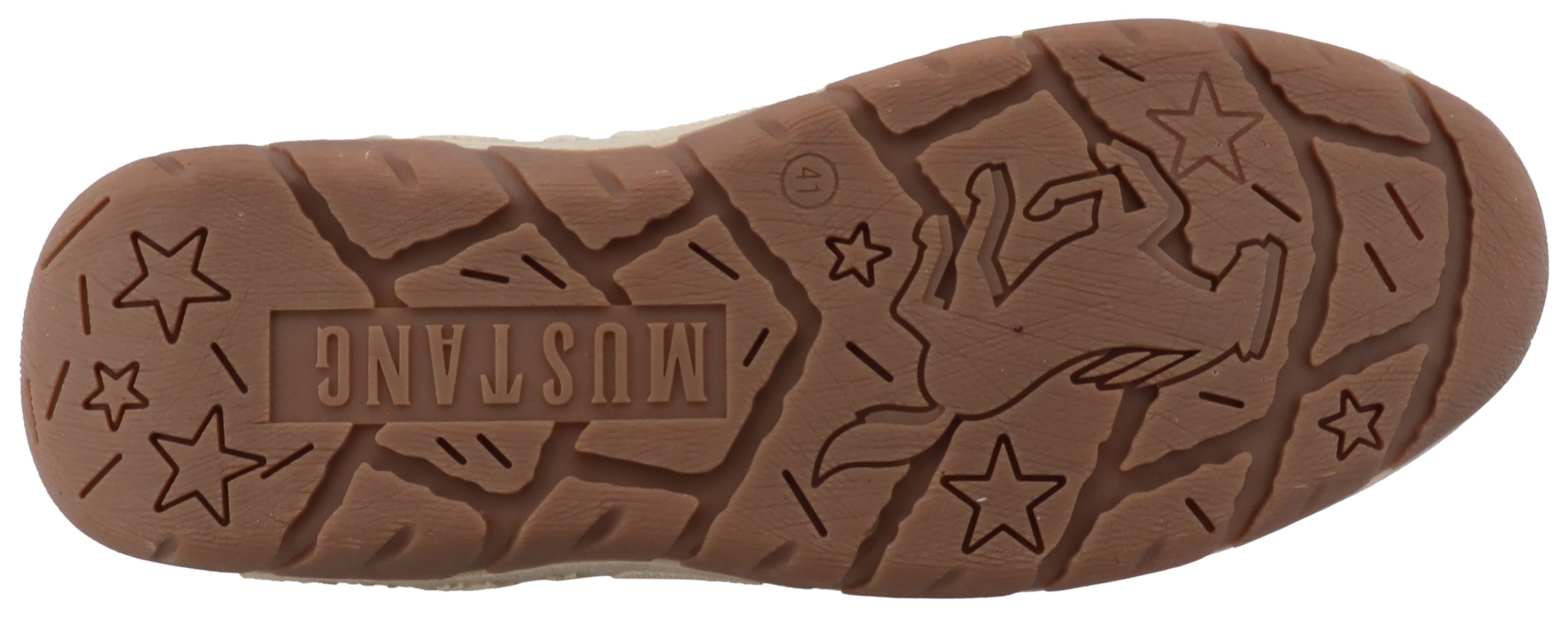 Mustang Shoes Sneaker »Benedetto«  Freizeitschuh, Halbschuh, Schnürschuh mit seitlichem Reißverschluss