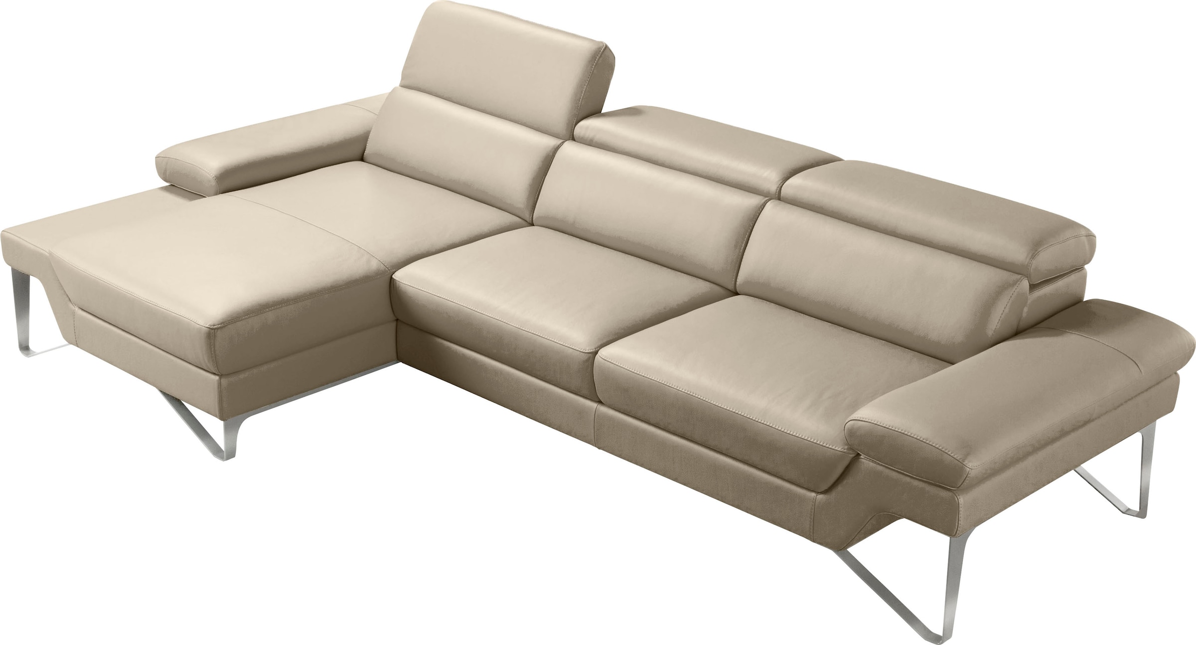 Egoitaliano Ecksofa »Princess, elegantes Designsofa mit erstklassigem Sitzk günstig online kaufen