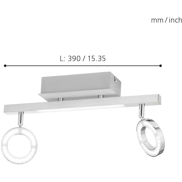 EGLO LED Deckenspots »CARDILLIO 1«, 2 flammig-flammig, LED Deckenleuchte,  LED Deckenlampe auf Rechnung bestellen