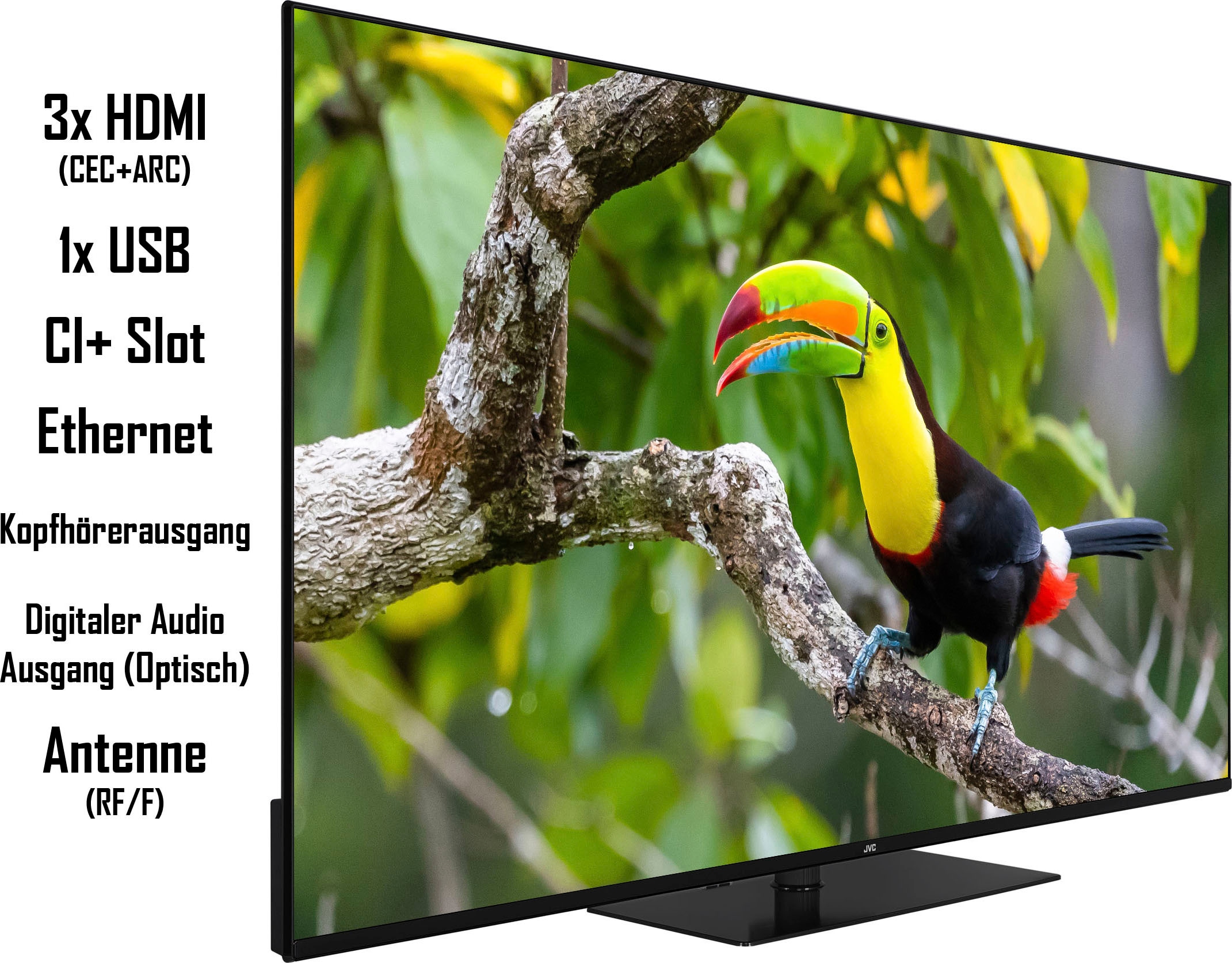 JVC LED-Fernseher »LT-55VU6355«, 4K Ultra HD, Smart-TV