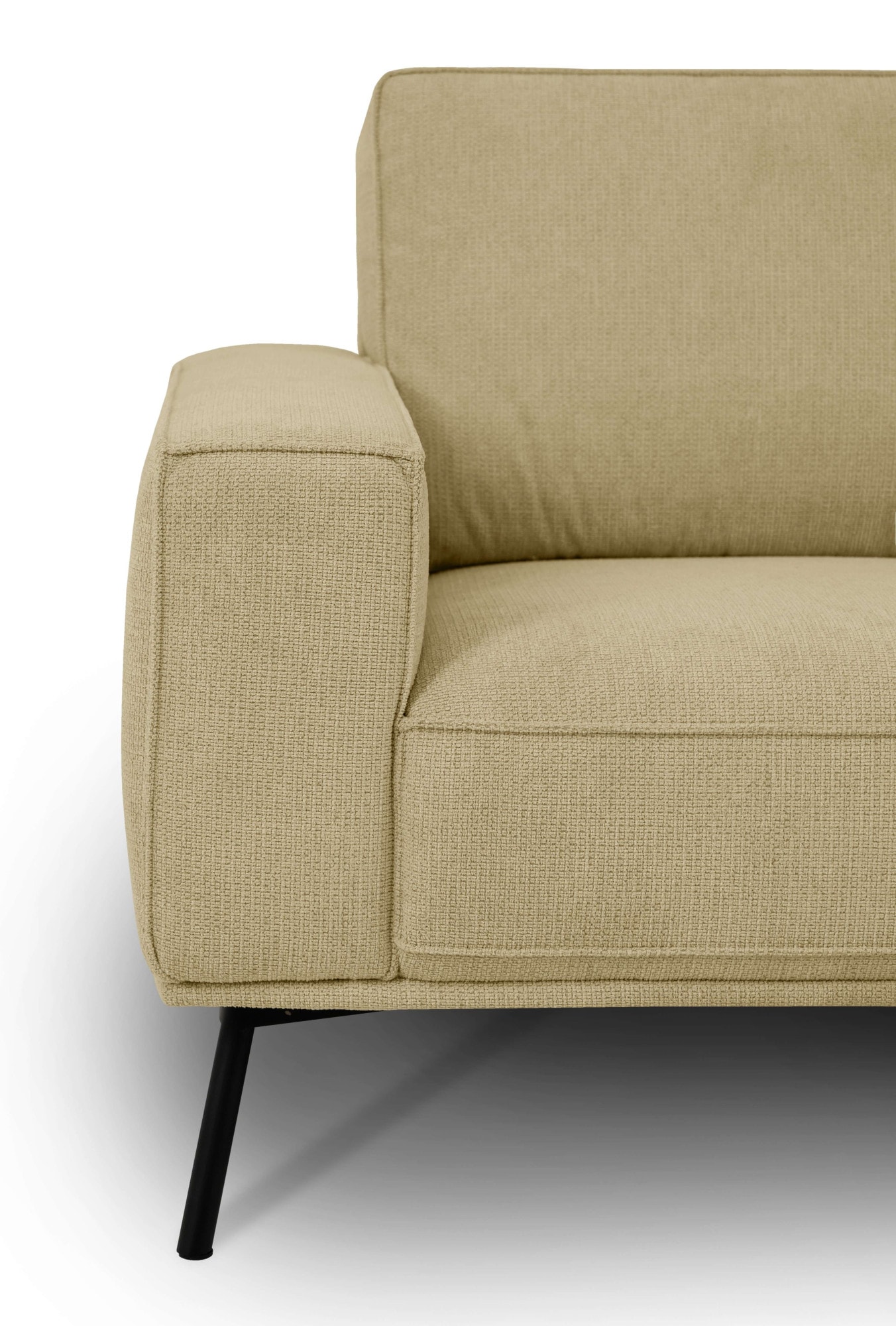 andas Ecksofa »Vosby«, Breite 260 cm, Chenille, mit dekorativer Kedernaht