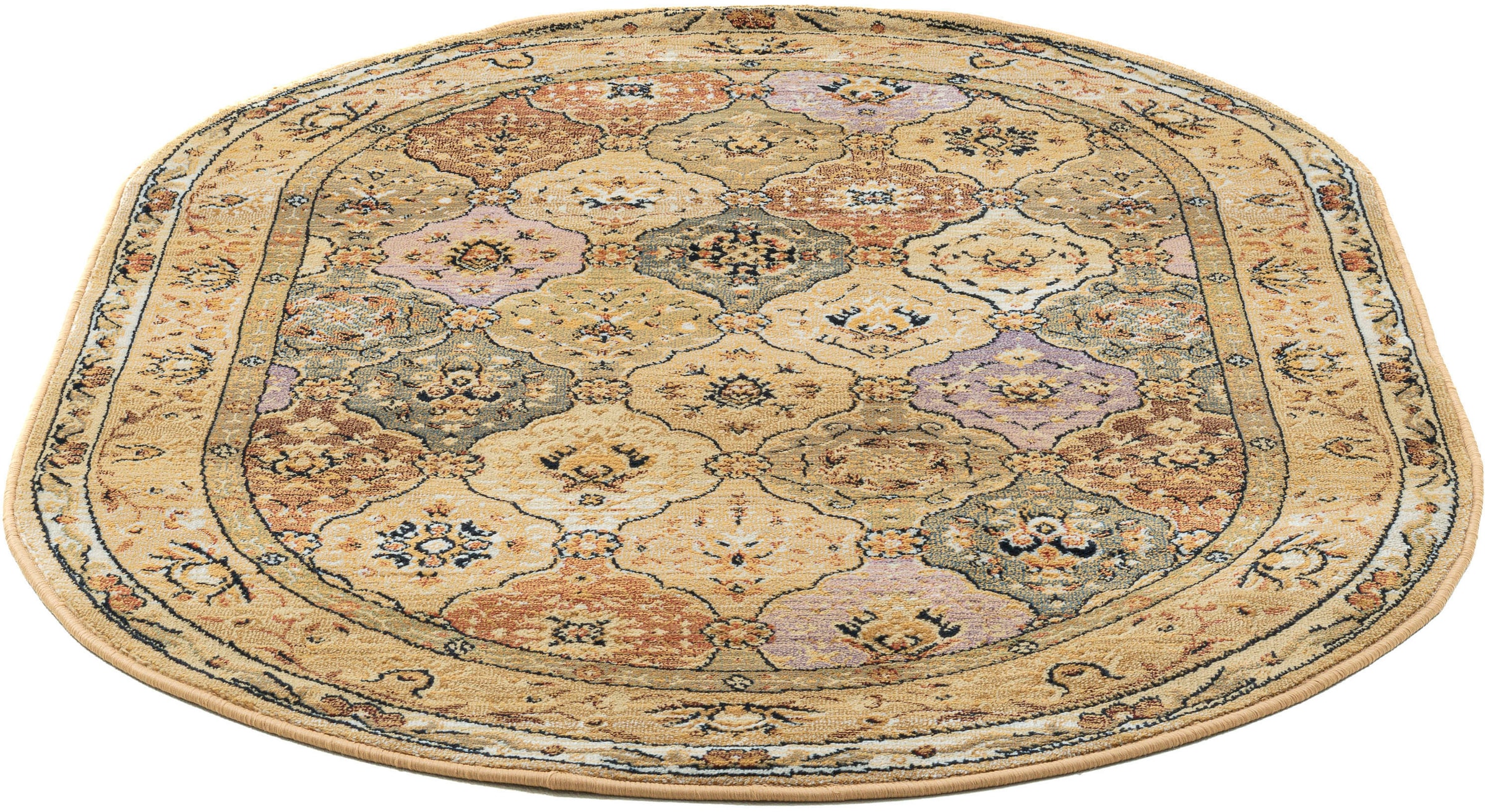 THEKO Teppich »Gabiro 208«, oval, 10 mm Höhe, Orient-Optik, ideal im Wohnzimmer & Schlafzimmer