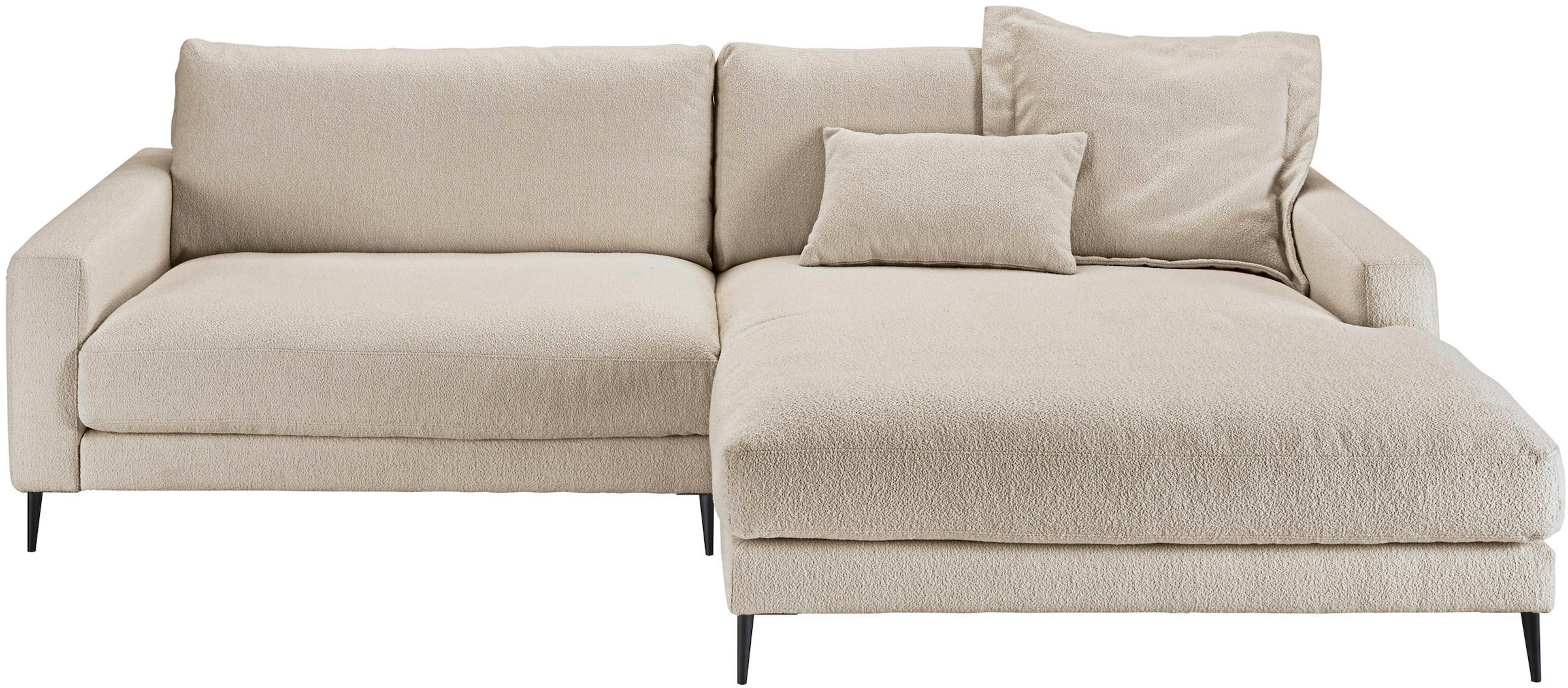 INOSIGN Ecksofa »Downtown, B/T/H: 272/190/84 cm L-Form« weicher Sitzkomfort günstig online kaufen