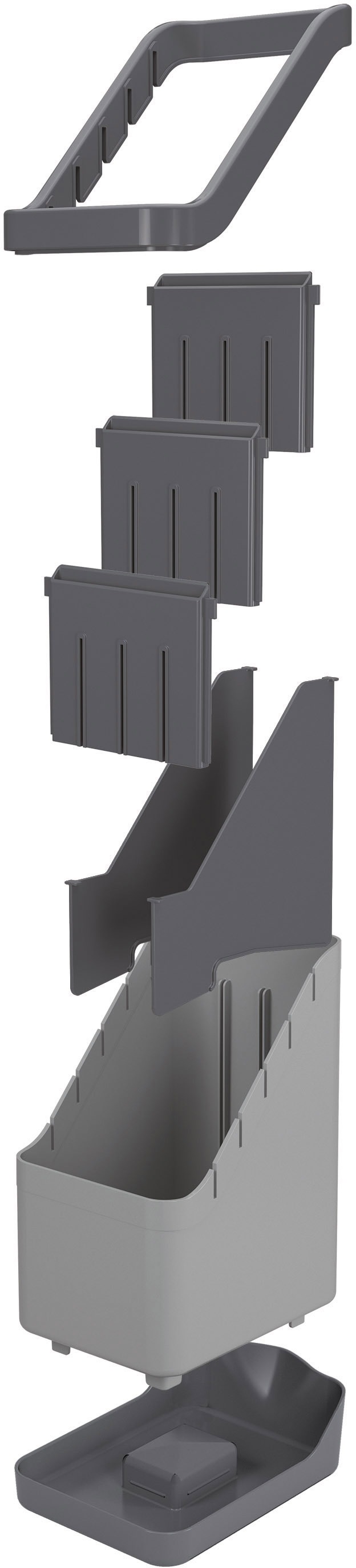 Metaltex Besteckhalter »Keep-Tex«, (Set, 1 tlg.), Kunststoff, verstellbar günstig online kaufen