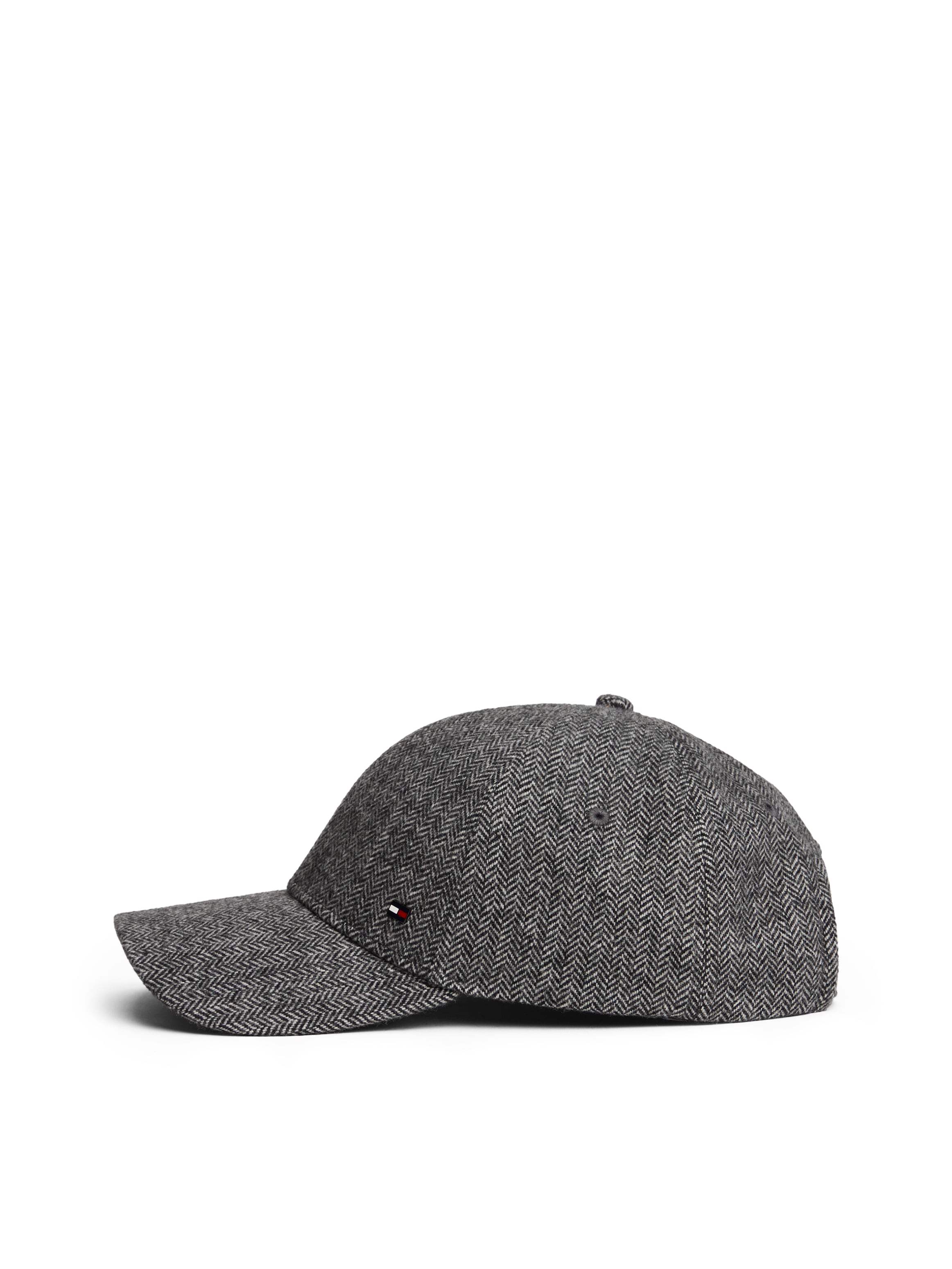 Tommy Hilfiger Baseball Cap »TH FLAG HERRINGBONE 6 PANEL CAP«, mit Klemmschnalle, aus Wollmischung
