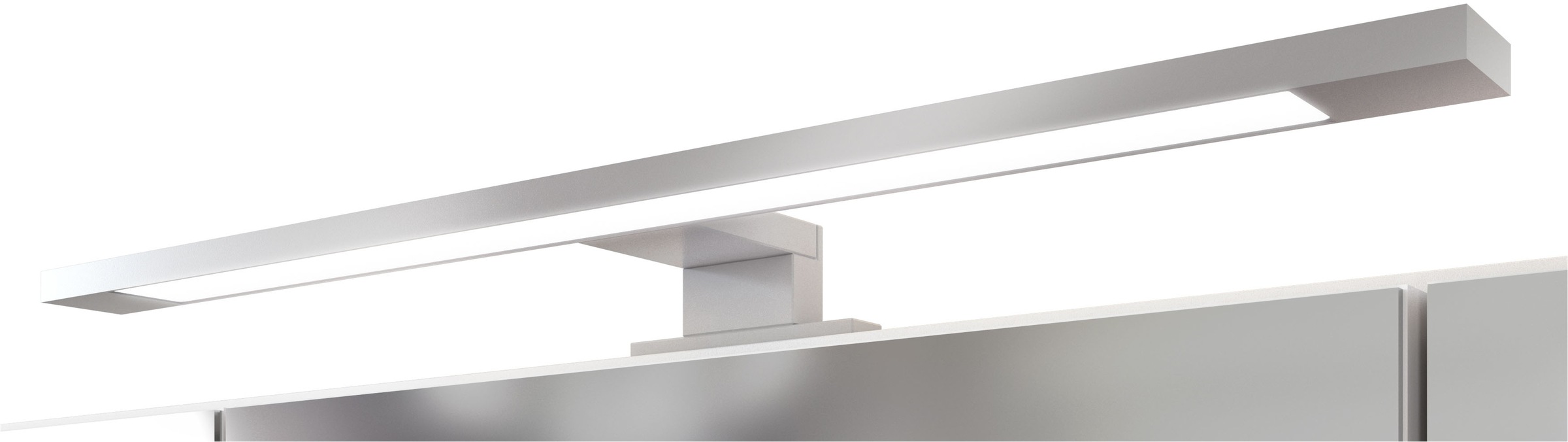 welltime Badmöbel-Set »Set 90 cm breit, Badmöbel mit LED-Beleuchtung«, Held Möbel, 3tlg. Unterbecken-Set, Eixo