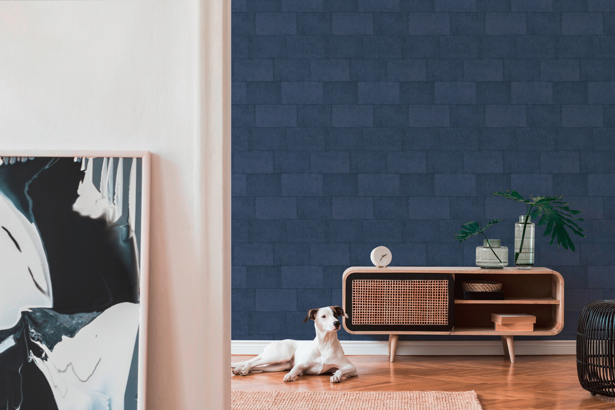 living walls Vliestapete »Titanium«, Steinoptik-gemustert-Motiv, Moderne Tapete Steinoptik Tapeten Wohnzimmer Schlafzimmer Küche Flur