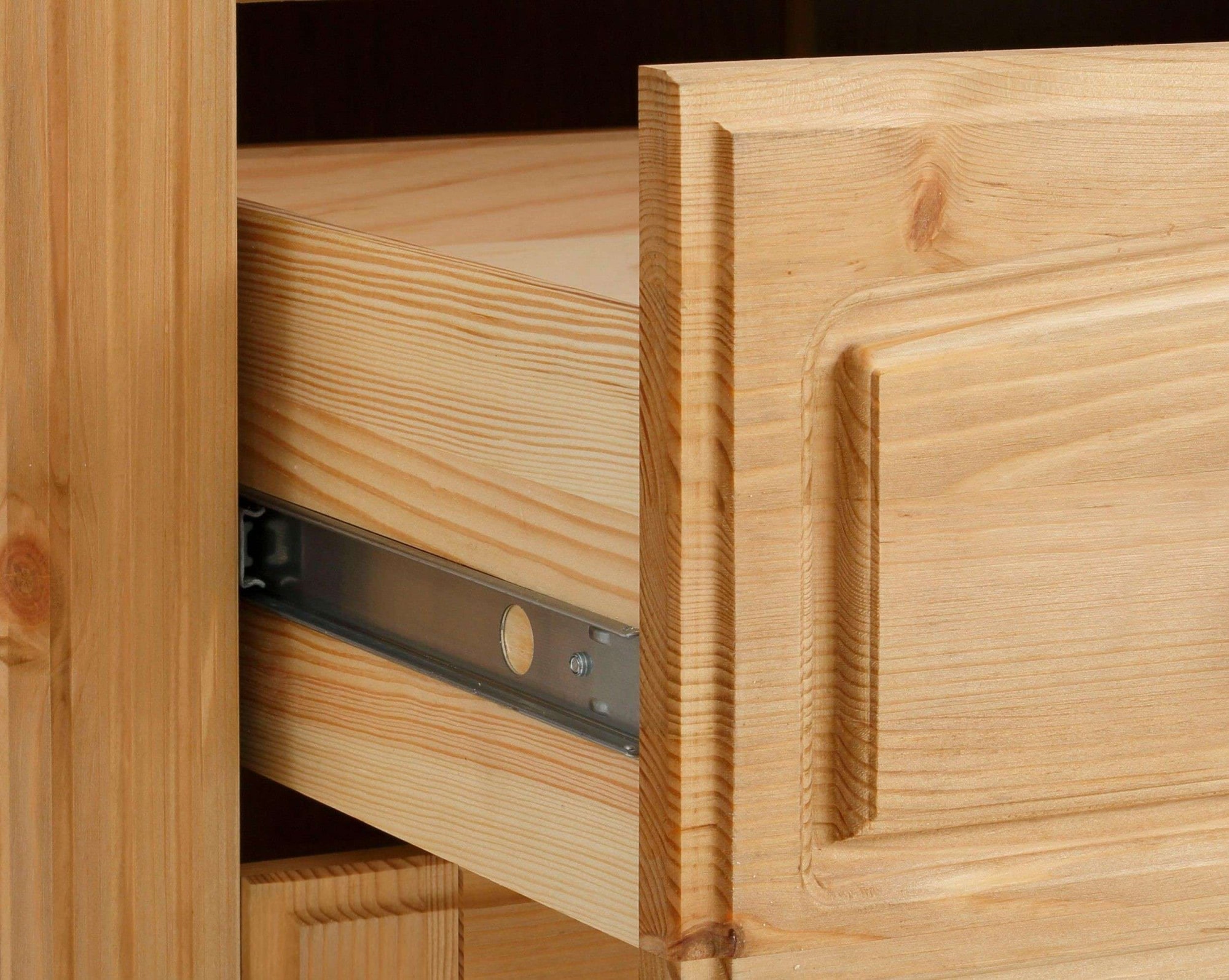 Home affaire Kommode »Anna, Sideboard, Anrichte, Stauraumschrank« B/T/H: 94/40/91 cm,  aus massiver Kiefer, Breite 94 cm, mit Kassettenoptik, FSC®