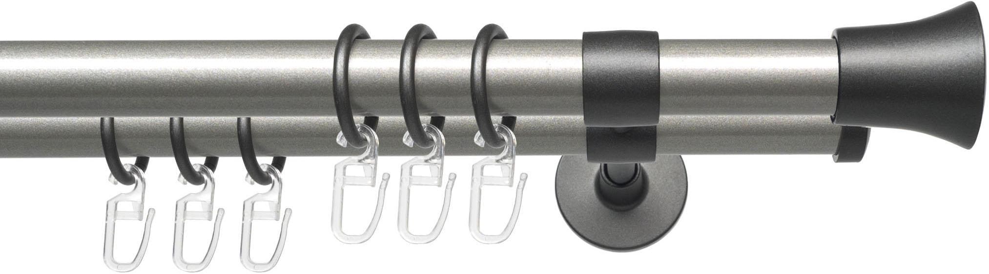 Liedeco Gardinenstange »Lan Scan« Ø 20 mm 2 läufig-läufig Fixmaß 2-läufig i günstig online kaufen