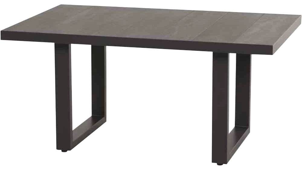 Siena Garden Gartenlounge-Set »Taranto Eckset«, Alu, matt-anthrazit, inkl. Kissen