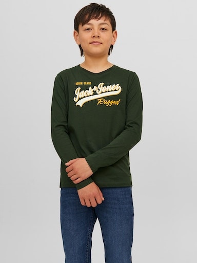 Jack & Jones Junior Langarmshirt »JJELOGO TEE LS ONECK 2 COL AW23 NOOS JNR«  im Online-Shop bestellen
