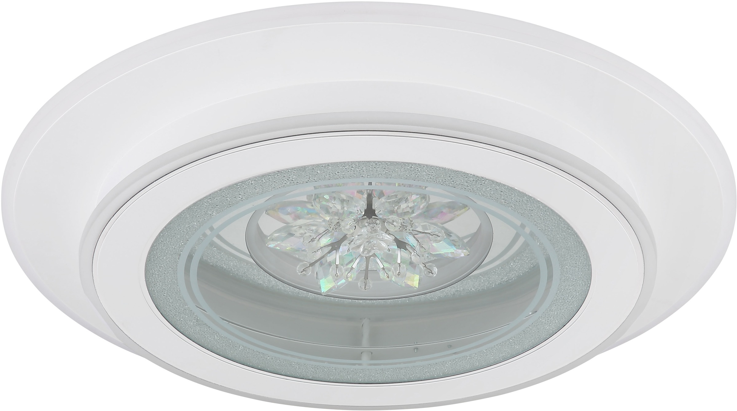 GLOBO LIGHTING LED Deckenleuchte »BLUMA« LED-Modul 1 Stk. Deckenlampe/rund/Wohnzimmer/Schlafzimmer/elegant