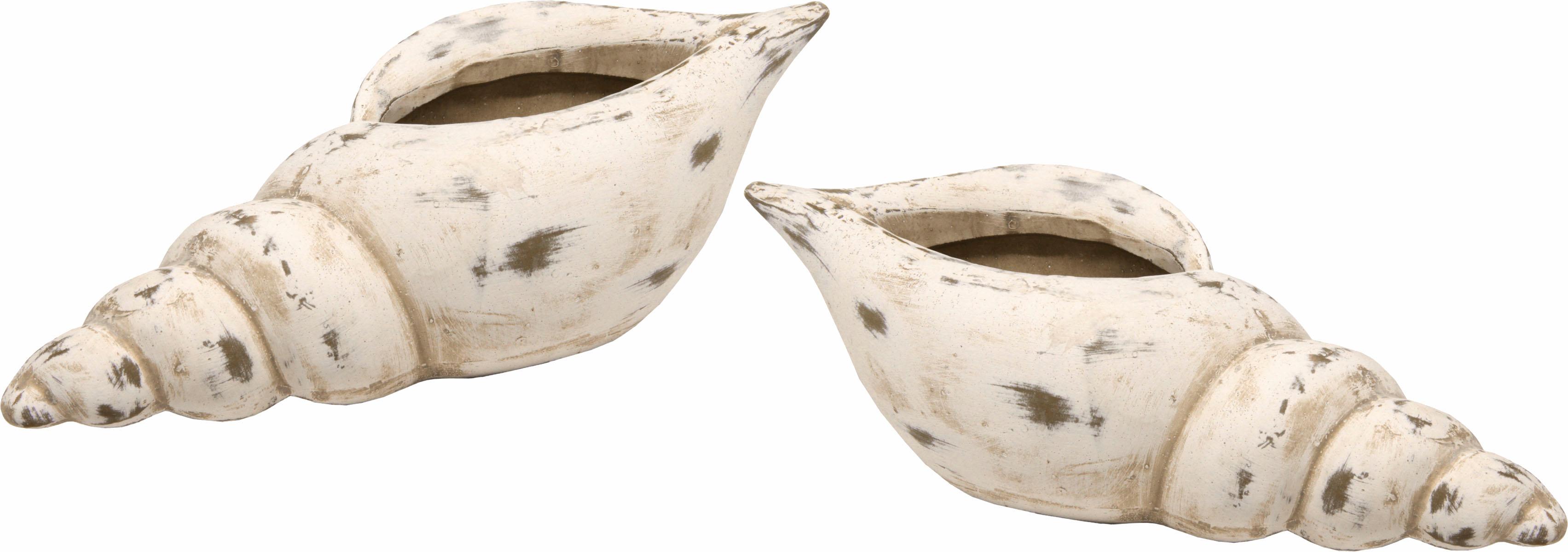 I.GE.A. Dekoobjekt »Keramik-Muschel«, (Set, 3 St.) auf Raten kaufen