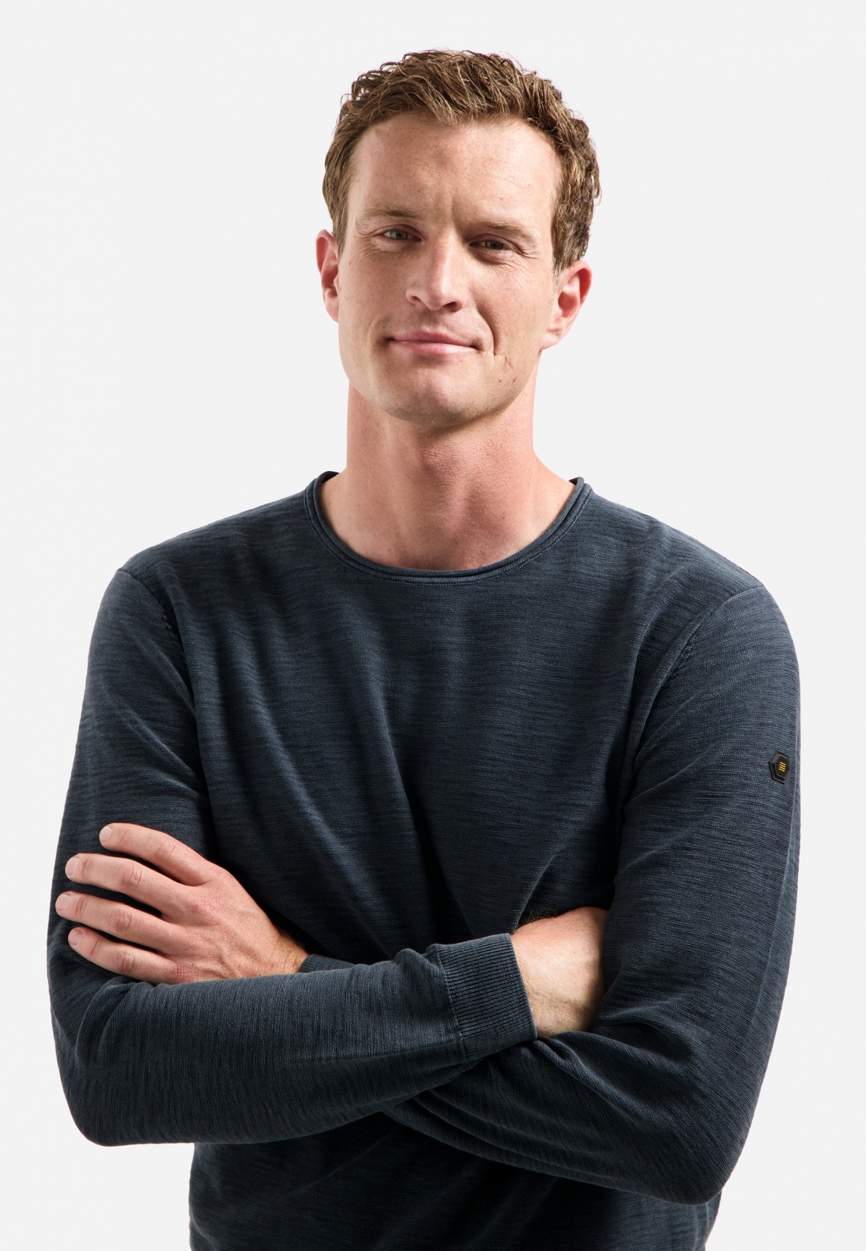 NO EXCESS Rundhalspullover »No Excess Rundhalspullover von Timeless Basics«