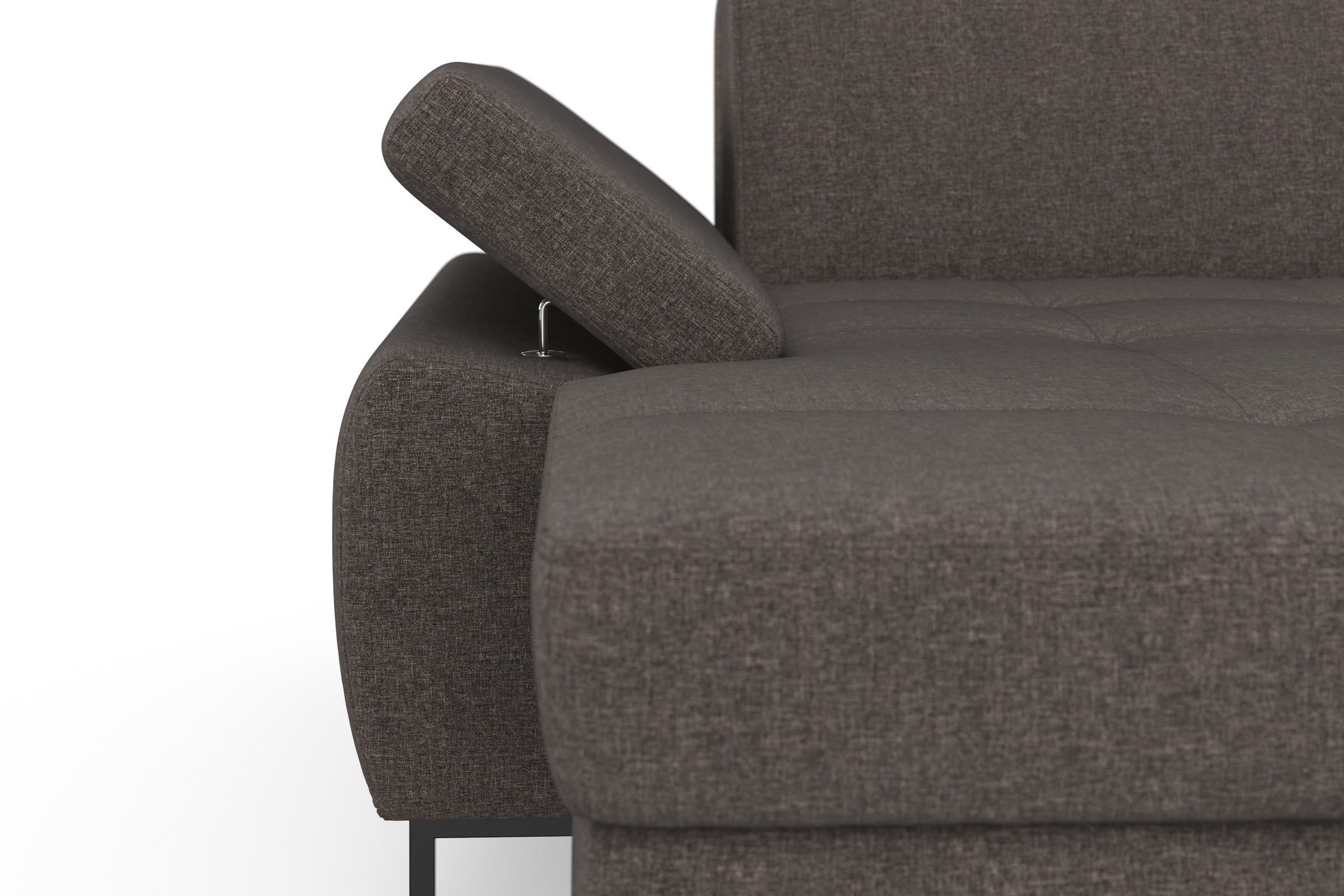 DOMO collection Wohnlandschaft »Capelo U-Form«, mit Armteilverstellung, wahlweise mit Bettfunktion, Federkern