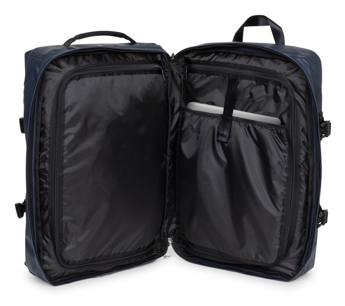 Eastpak Weichgepäck-Trolley »TRAVELPACK Tarp Dust Blue« 42 l Unisex Reisegepäck, Duffle-Tasche, Freizeitrucksack mit Tragegriffen