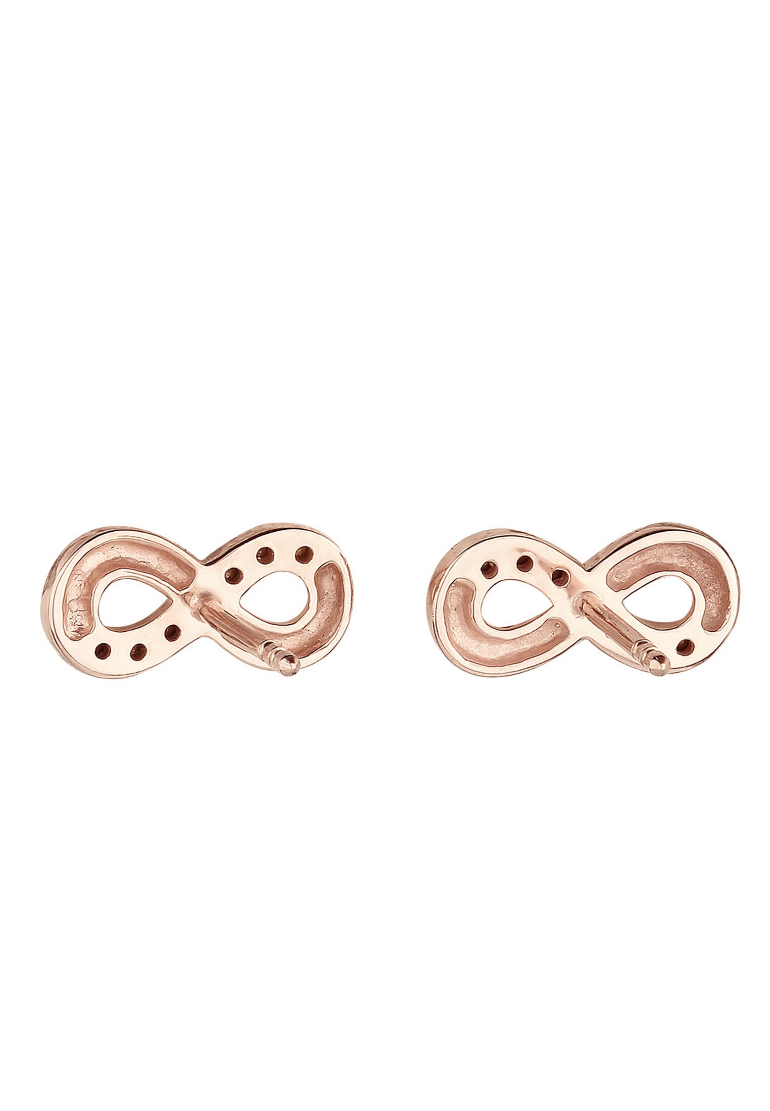 Elli Paar Ohrstecker »Infinity Symbol Kristalle 925 Sterling Silber«