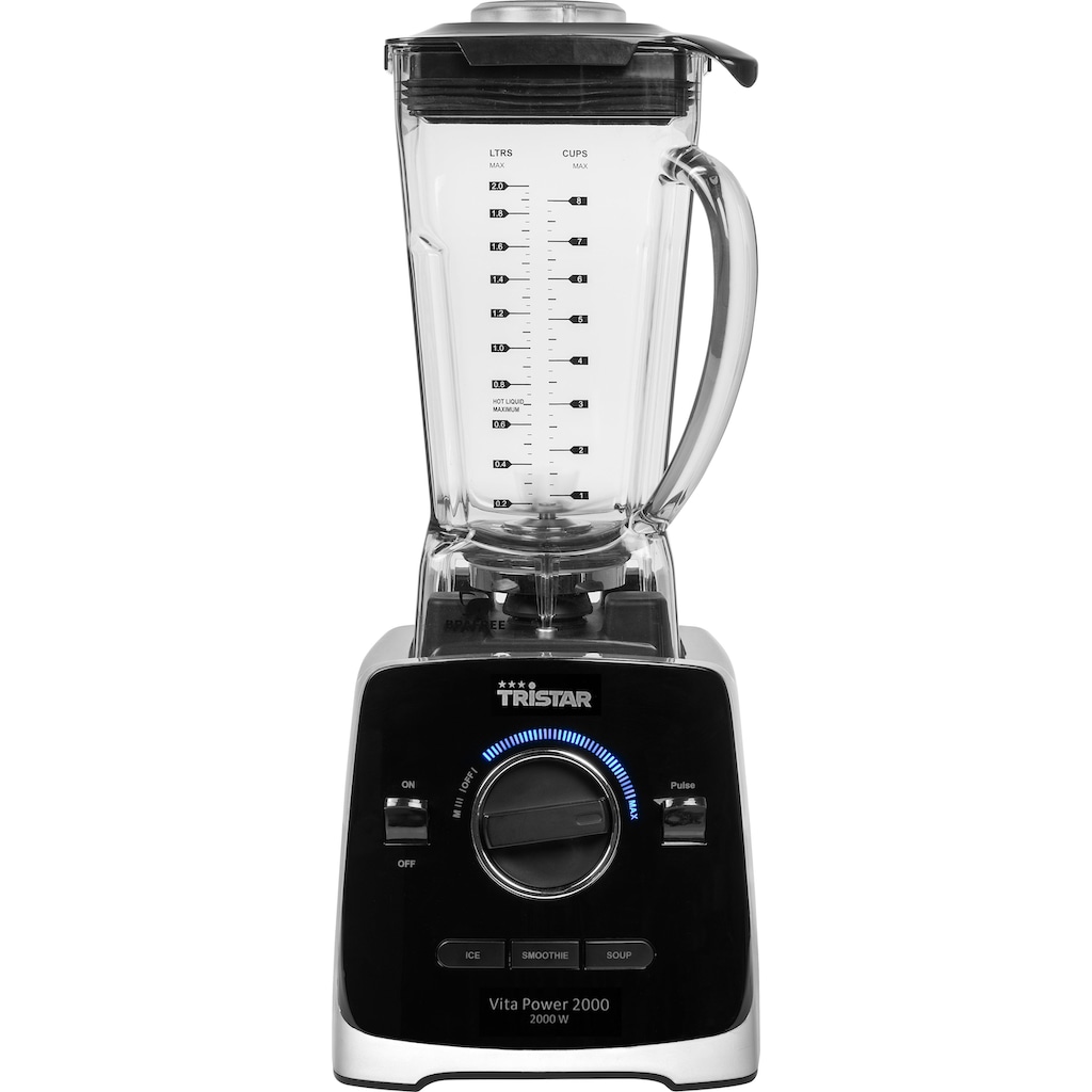 Tristar Standmixer »BL4473 VitaPower Blender 2000«, 2000 W, 2L Tritan-Mixbehälter