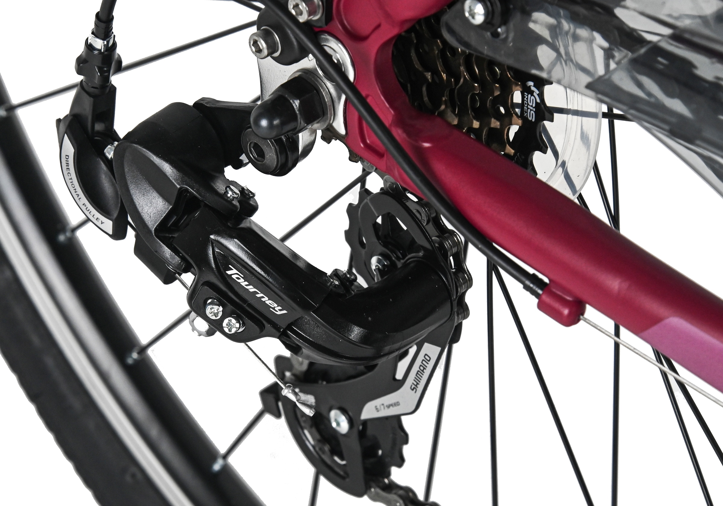 Dacapo Trekkingrad »Damen 28'' Ravenna 50 Rot  21 Gänge RH 48 cm« 21 Gang Shimano Tourney Schaltwerk Kettenschaltung