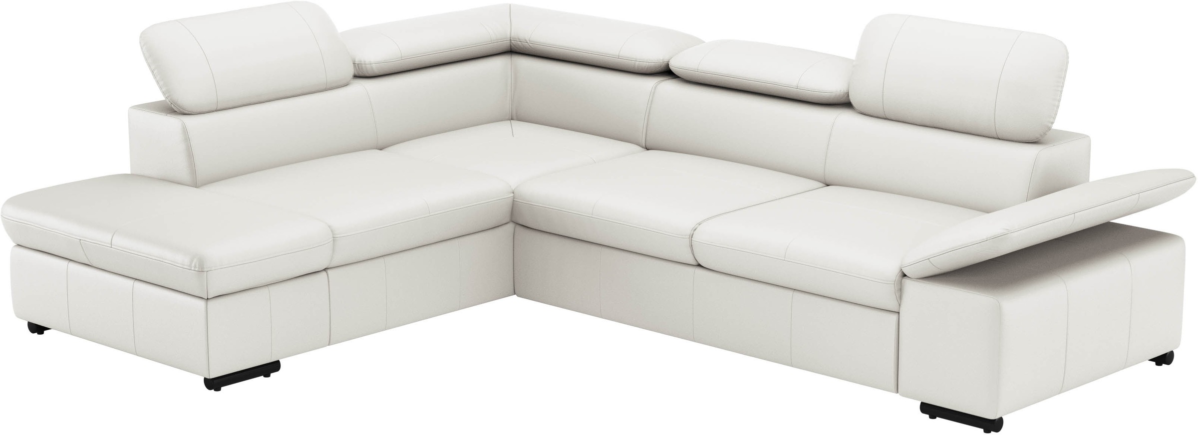 sit&more Ecksofa »Alcudia L-Form«, mit Armteilverstellung, optional Kopfteilverstellung und Bettfunktion