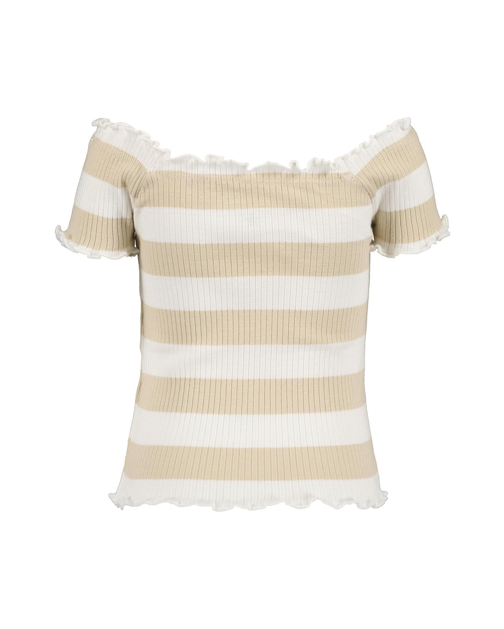 Blue Seven T-Shirt »Blue Seven Mädchen T-Shirts Carmenausschnitt Kurzarm Shirts«, (2 tlg.)