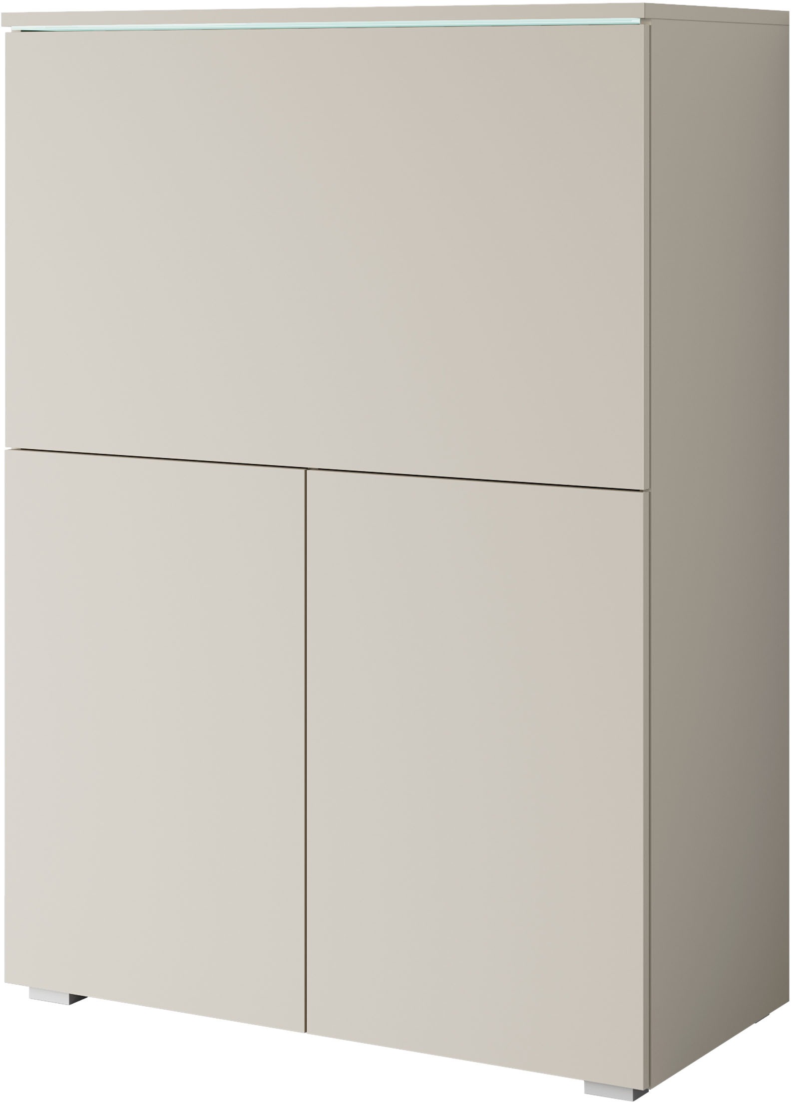 INOSIGN PC-Schrank »Vera, Sekretär, Home-Office-Schreibtisch mit LED-Beleuc günstig online kaufen