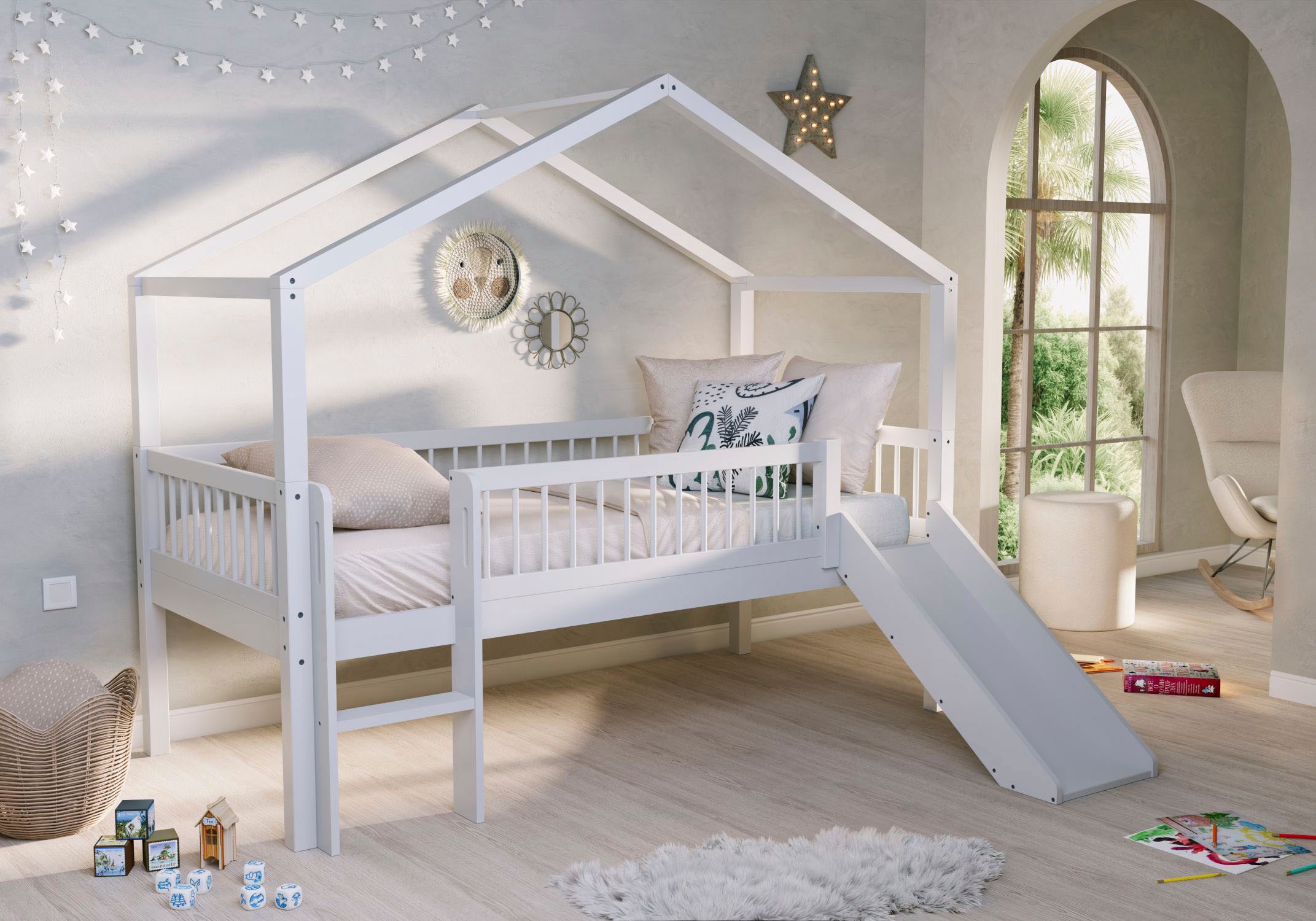 Vipack Hausbett »Forrest ist ein hochwertiges Massivholz Haus Bett "Made in günstig online kaufen