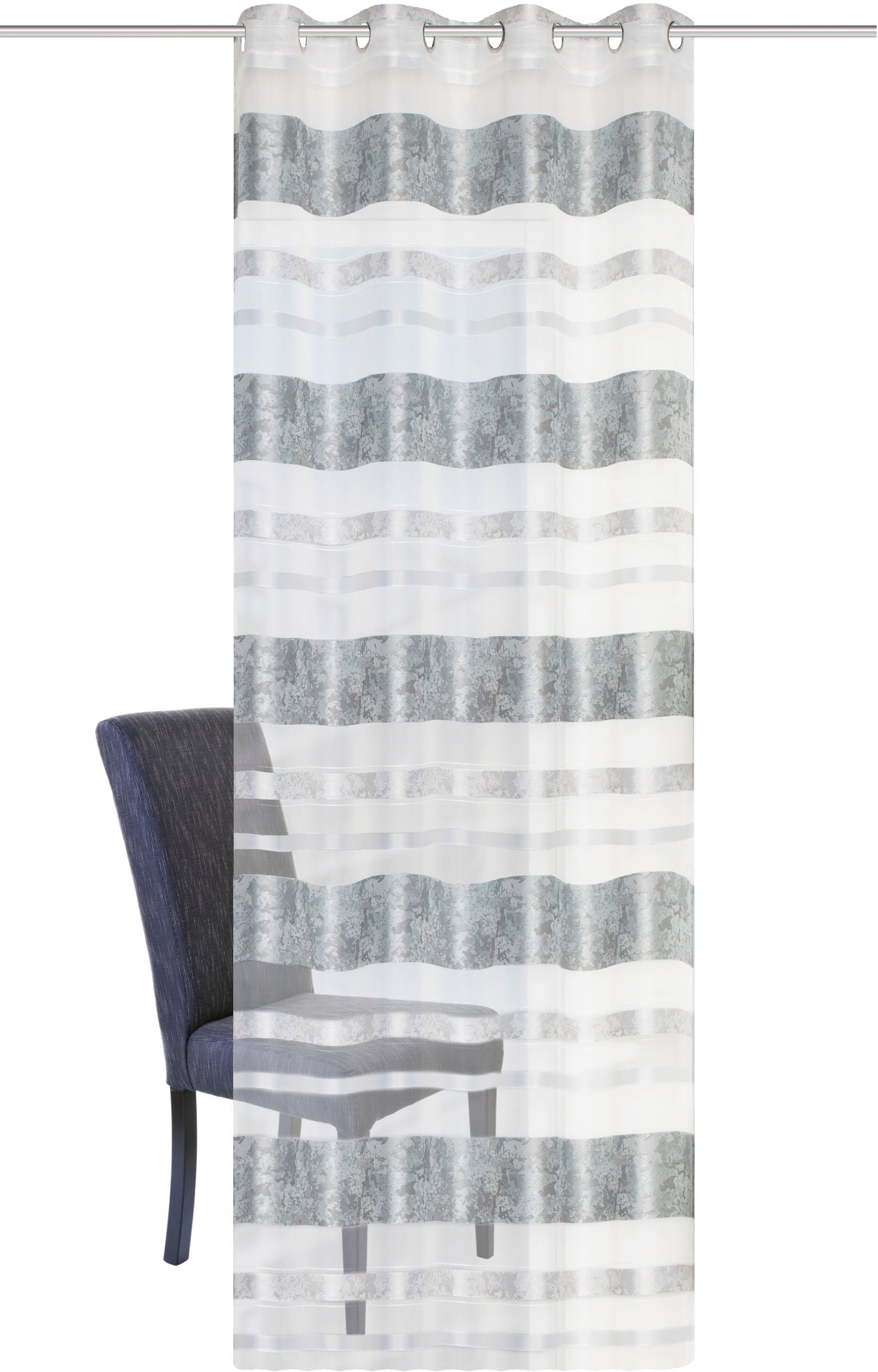 HOME WOHNIDEEN Vorhang »KIRAN«, (1 St.), HxB: 245x140, Jacquardmusterung