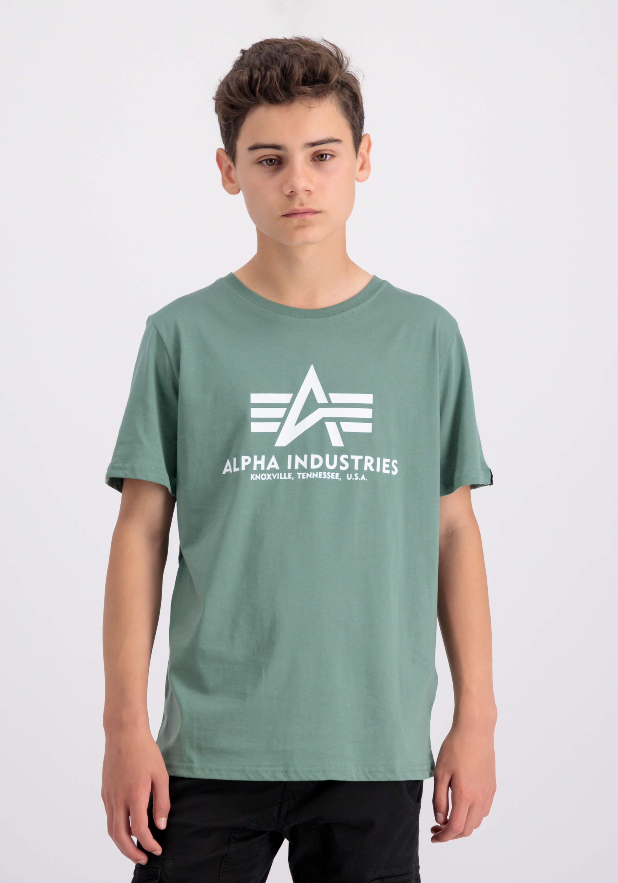 Alpha Industries T-Shirt »Alpha Industries Kids - T-Shirts Basic T-Shirt BL K«