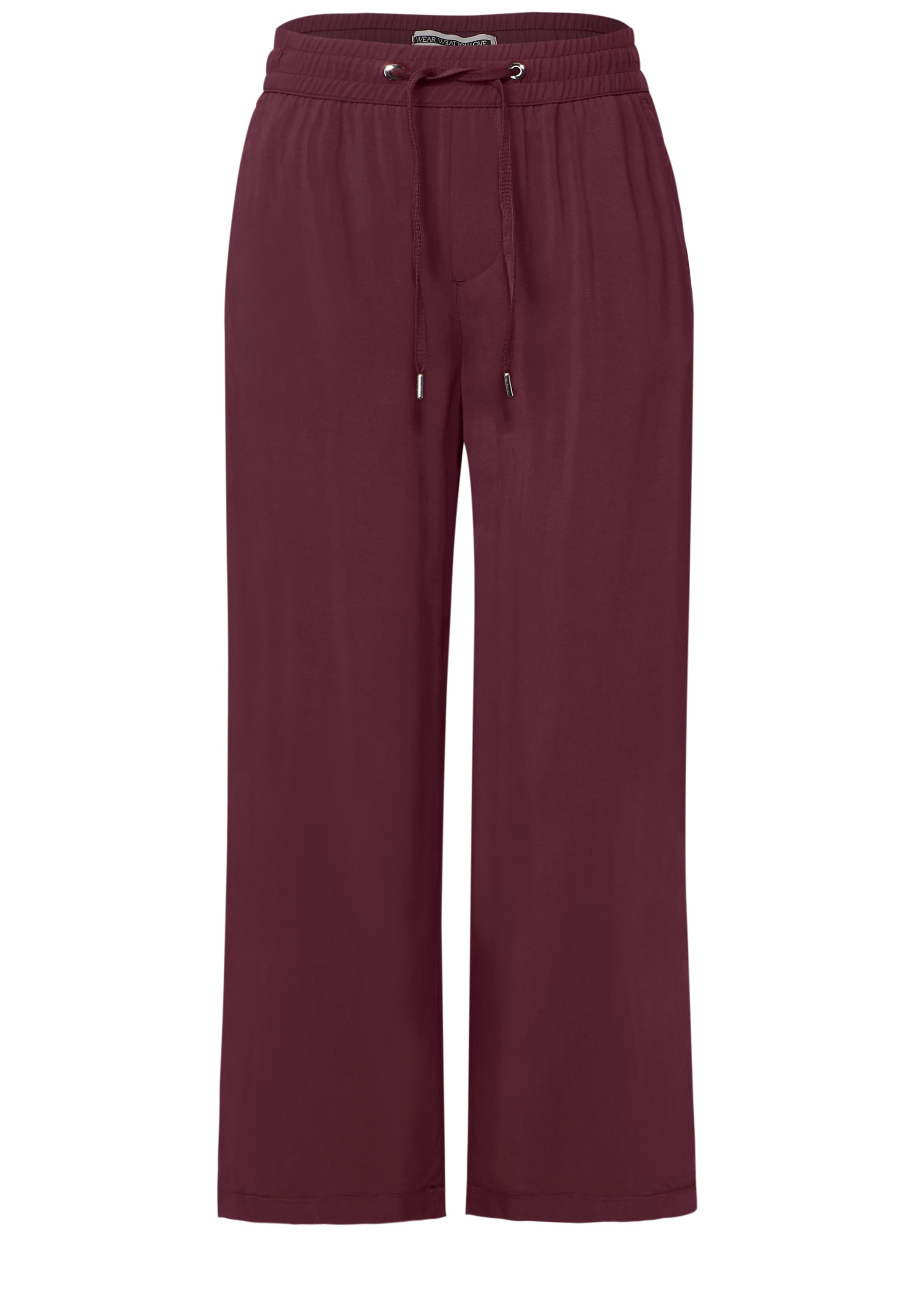 STREET ONE Stoffhose »Style Emee«, Sommerhose mit elastischem Bund mit Tunnelzug