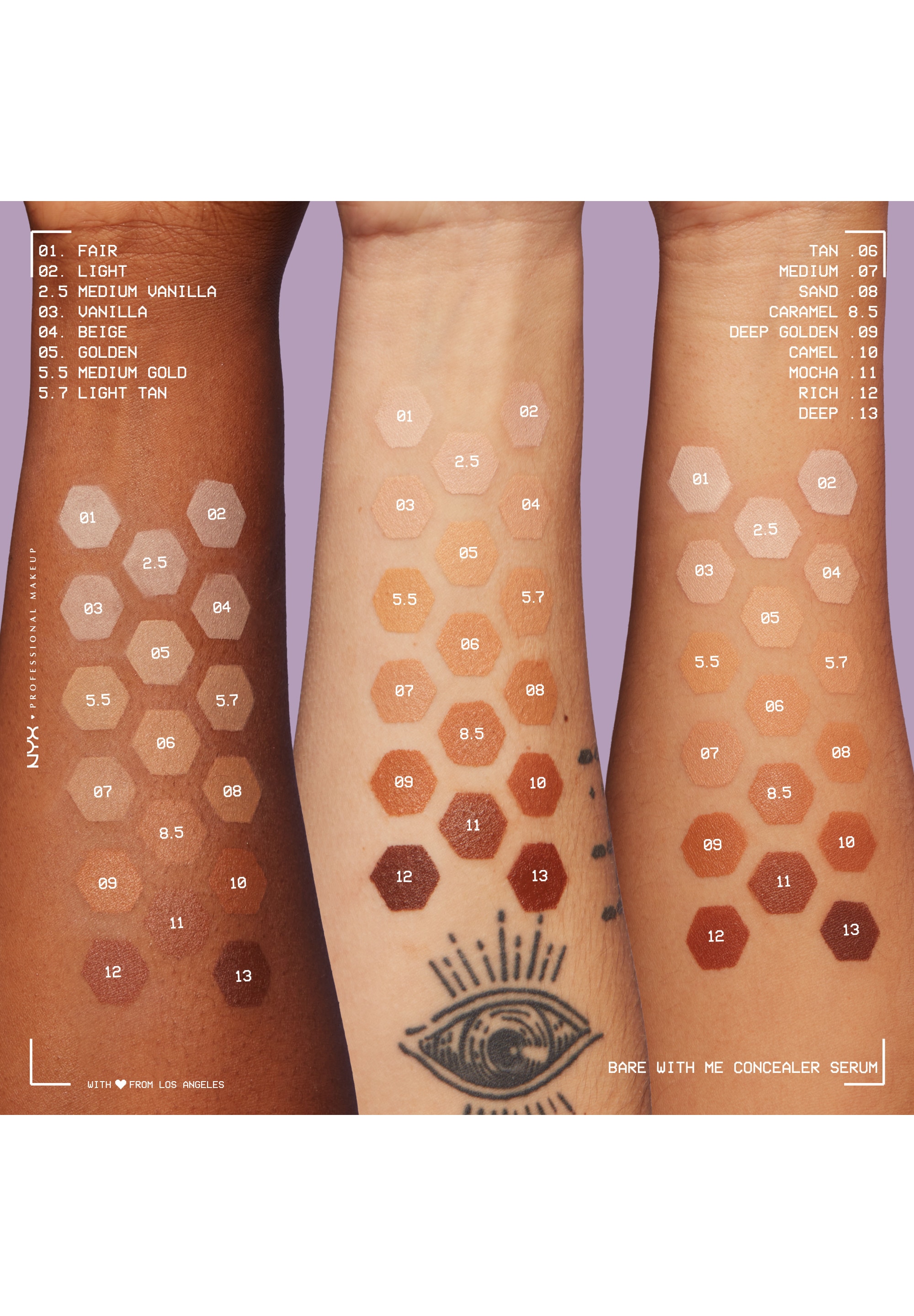 NYX Concealer »Bare With Me Concealer Serum« mittlere Deckkraft, kaschiert, rote oder entzündete Hautstellen