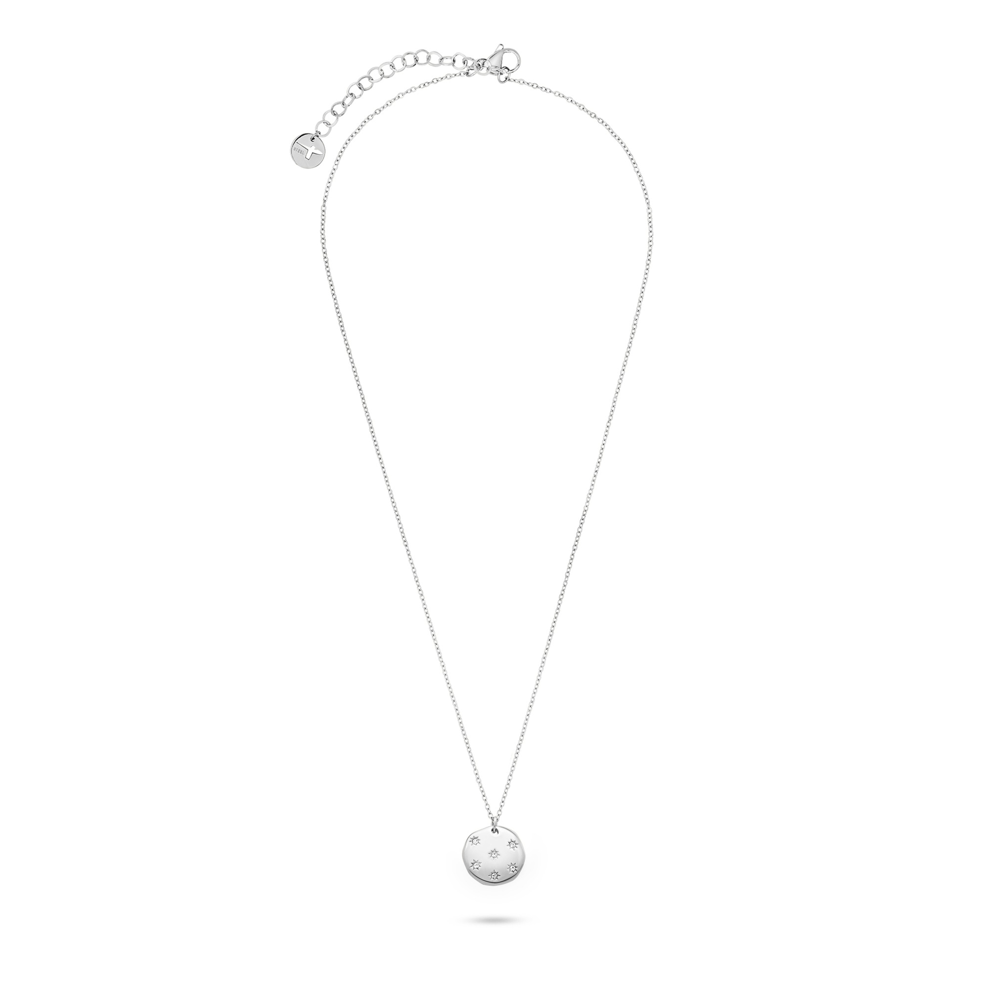 Tamaris Kette mit Anhänger »Schmuck Geschenk Halskette mit Plättchen Anhänger Little Twinkle« mit Zirkonia (synth.)