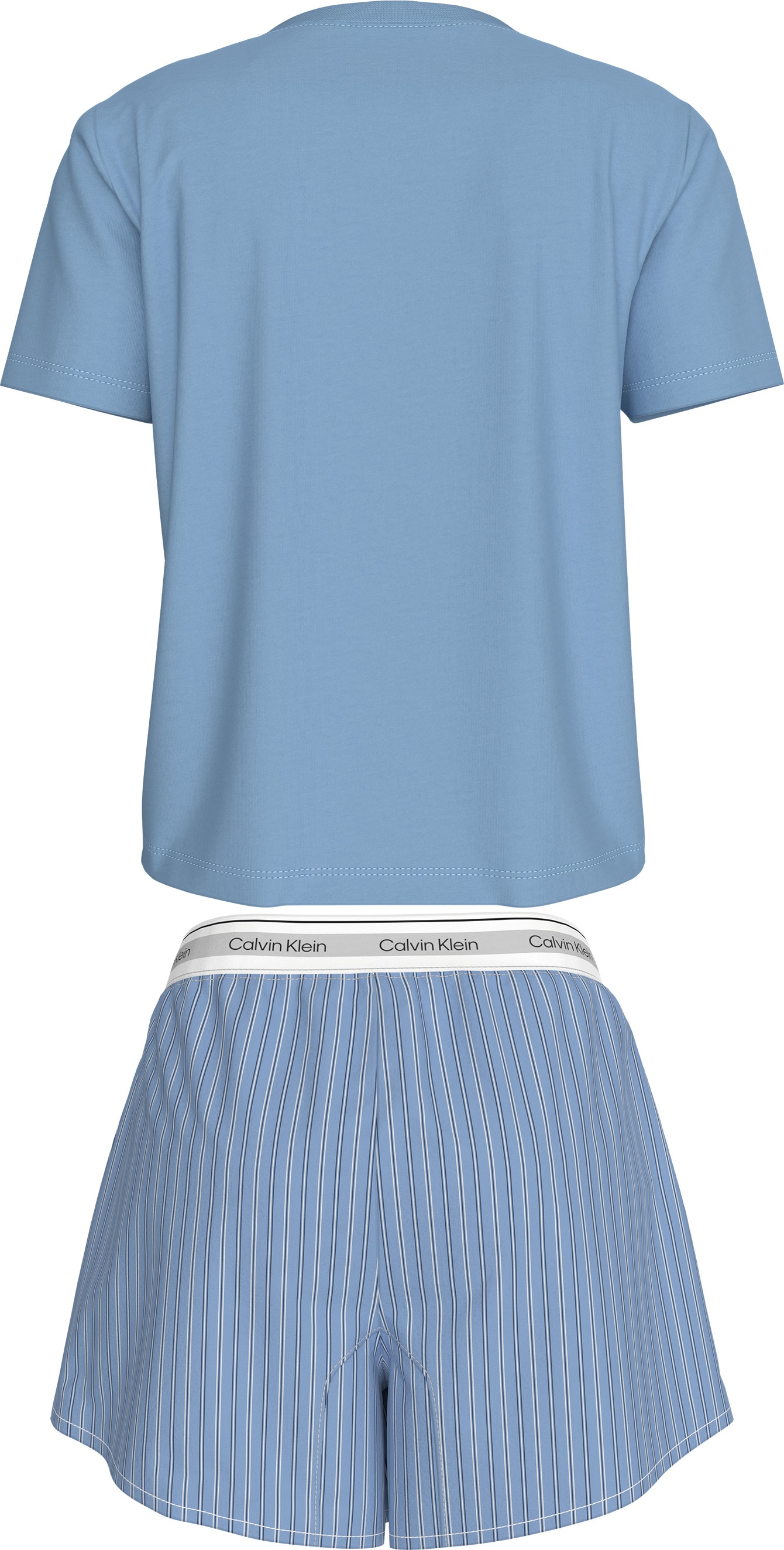Calvin Klein Underwear Schlafanzug »S/S TEE SHORT SET«, Mit elastischem Bun günstig online kaufen