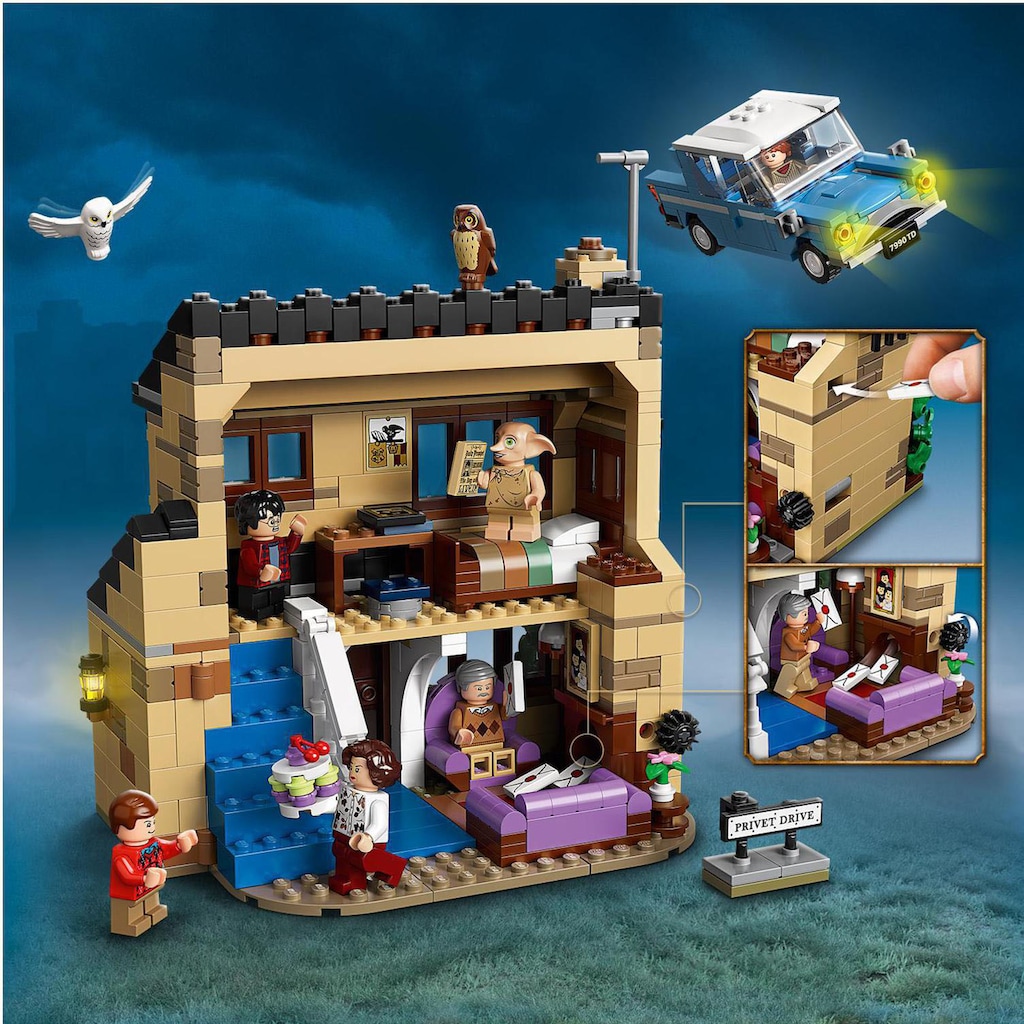 LEGO® Konstruktionsspielsteine »Ligusterweg 4 (75968), LEGO® Harry Potter™«, (797 St.)