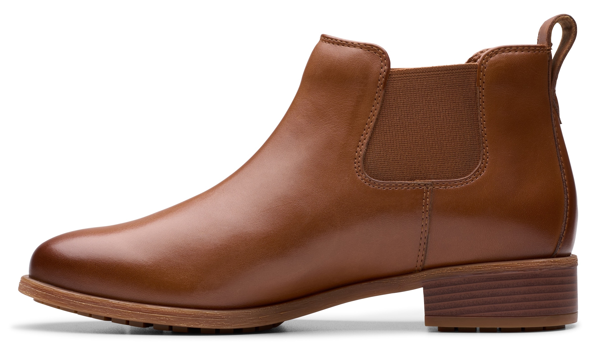 Clarks Chelseaboots »Havisham Top«, Stiefelette mit Wechselfußbett